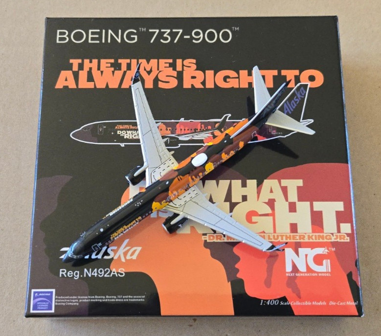 1:400 NG Models Boeing 737-900ER Alaska Airlines N492AS