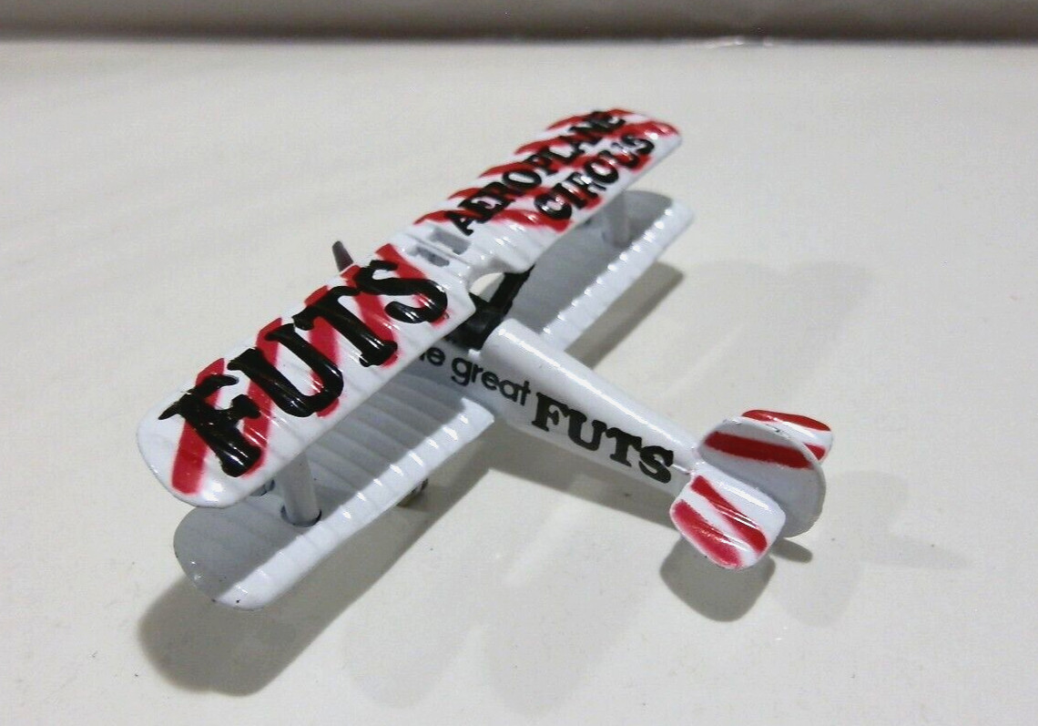 Dyna Flites Die-Cast SPAD Bi-Plane FUTS Aeroplane Circus 3.5″ Wingspan