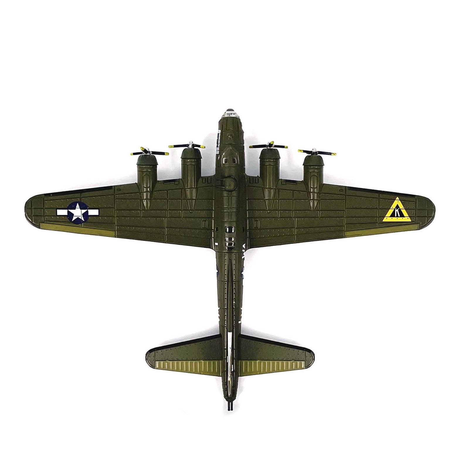 High Simulation 11.9cm Diecast Alloy 1/200 USA Air Force B-17G Fighter Model