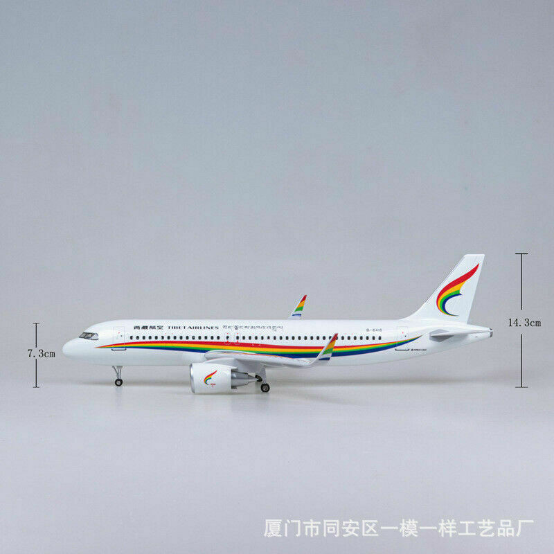 1/80th Tibet Airlines A320neo Passanger Plane Aricraft Display Plane Model Gift