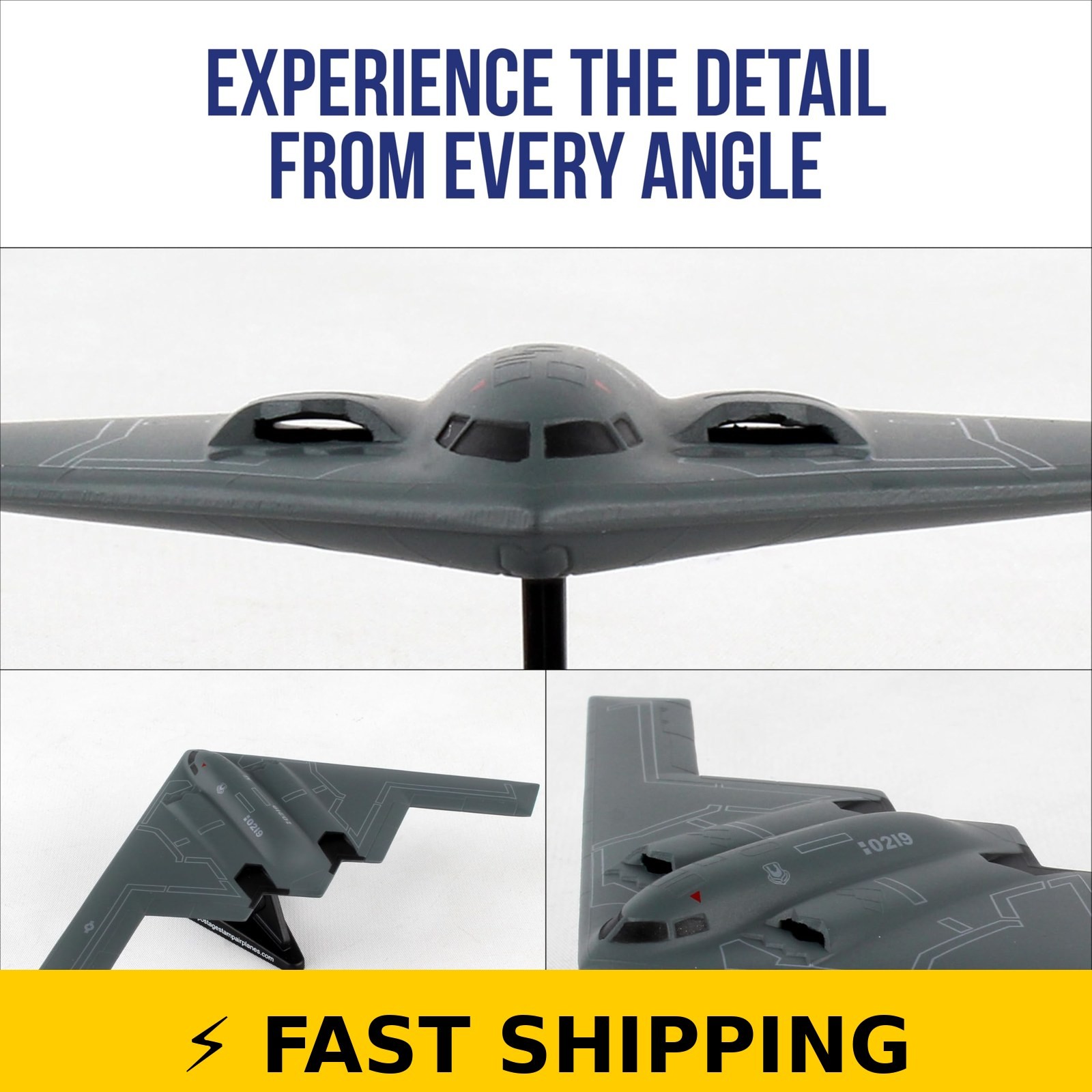 Daron B-2 Spirit Stealth Bomber Die-Cast Model 1:280 Scale