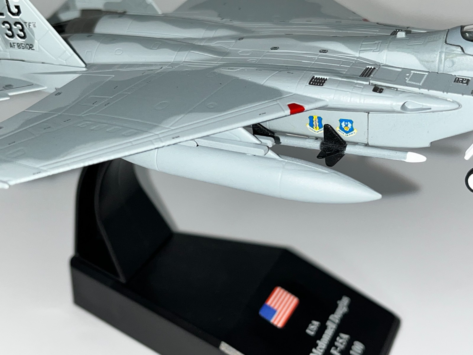 F-15A Eagle Model Plane 1:72 Scale Alloy Display Aircraft 1:100 scale