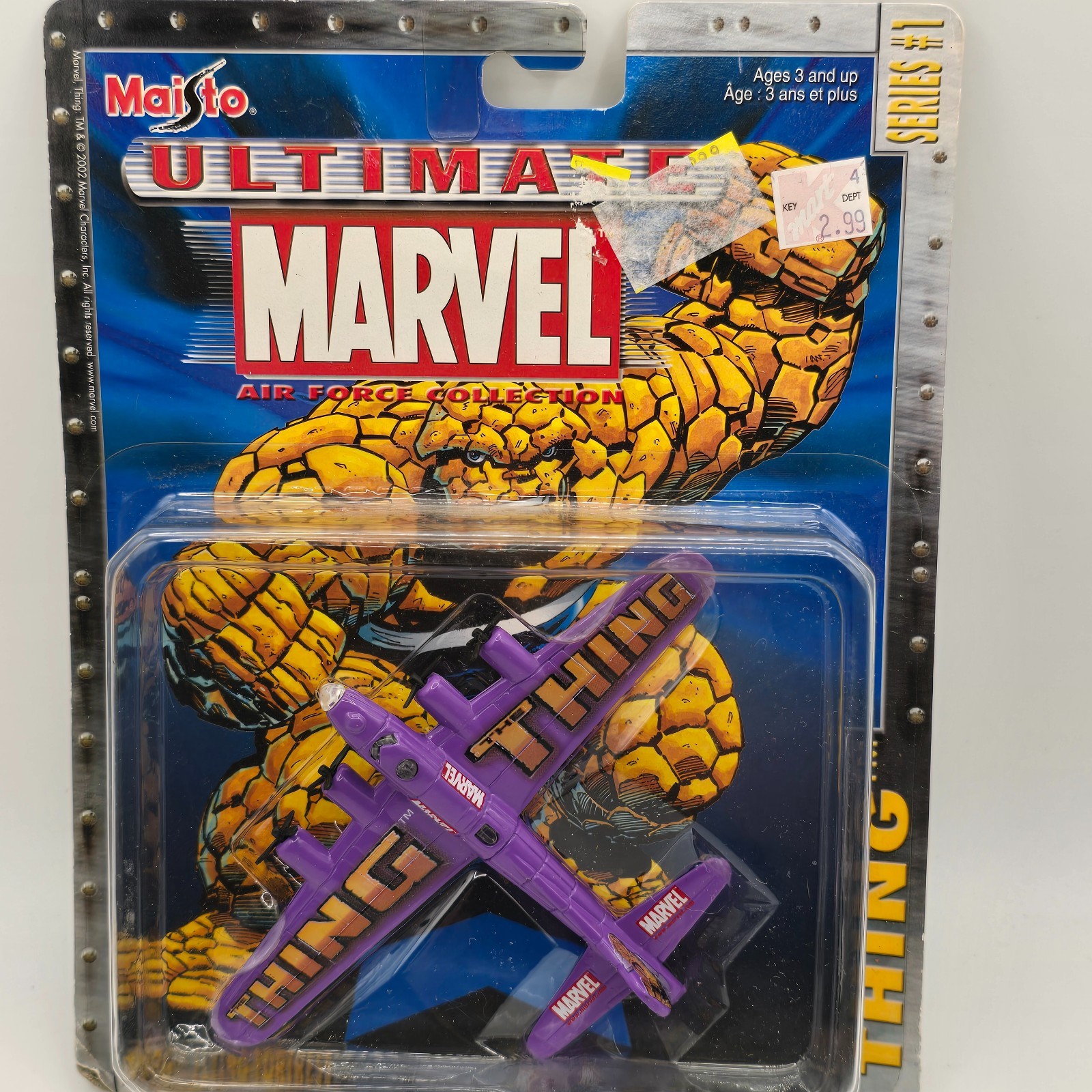 Maisto Ultimate Marvel Air Force Collection Series 1 THING B-17G Flying Fortress