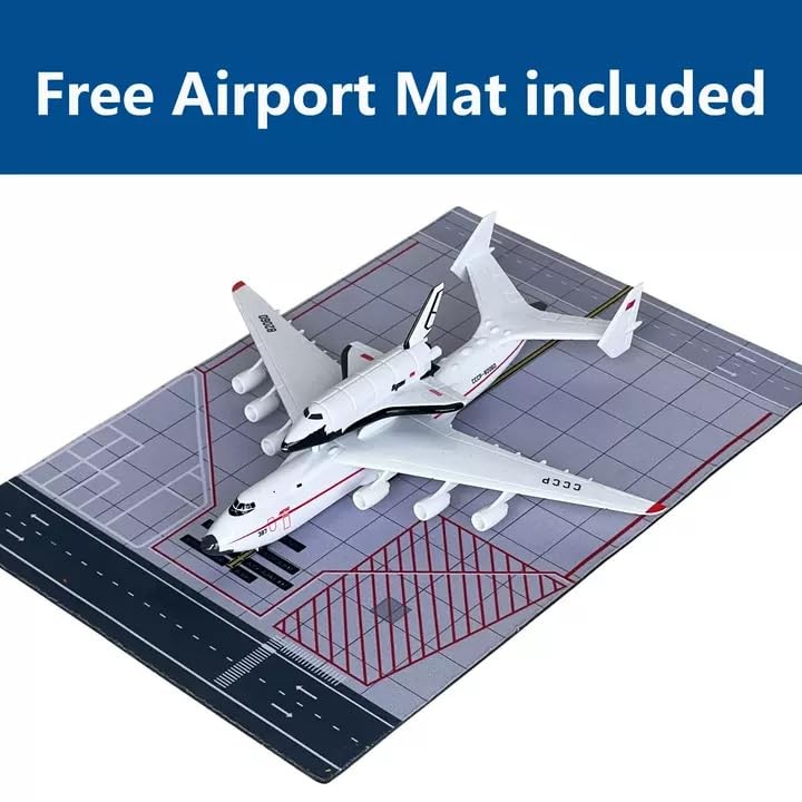 1/400 Scale an 225 Model Plane with Detachable Buran Space Shuttle Plane 8.3 …