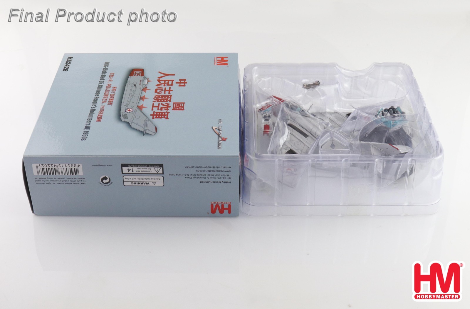 Hobby Master HA2428, MIG-15bis Red 35, Chinese People’s Volunteers AF, 1:72