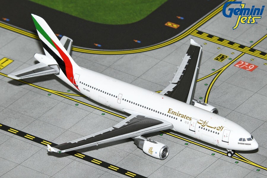 GEMINI JETS EMIRATES AIRBUS A300B4-600R 1:400 DIECAST GJUAE2231 IN STOCK