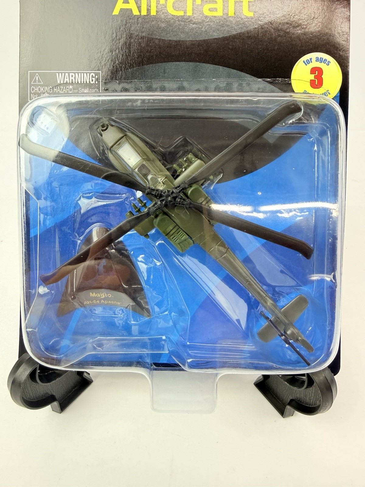 Kid Connection Maisto Air Force AH-64A Apache Attack Helicopter Aircraft NIB