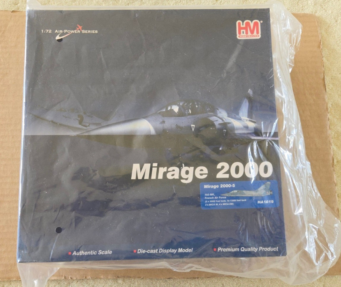 1:72 Mirage 2000-5F 102-MK French Air Force with 6x Mica, Hobby Master HA1619