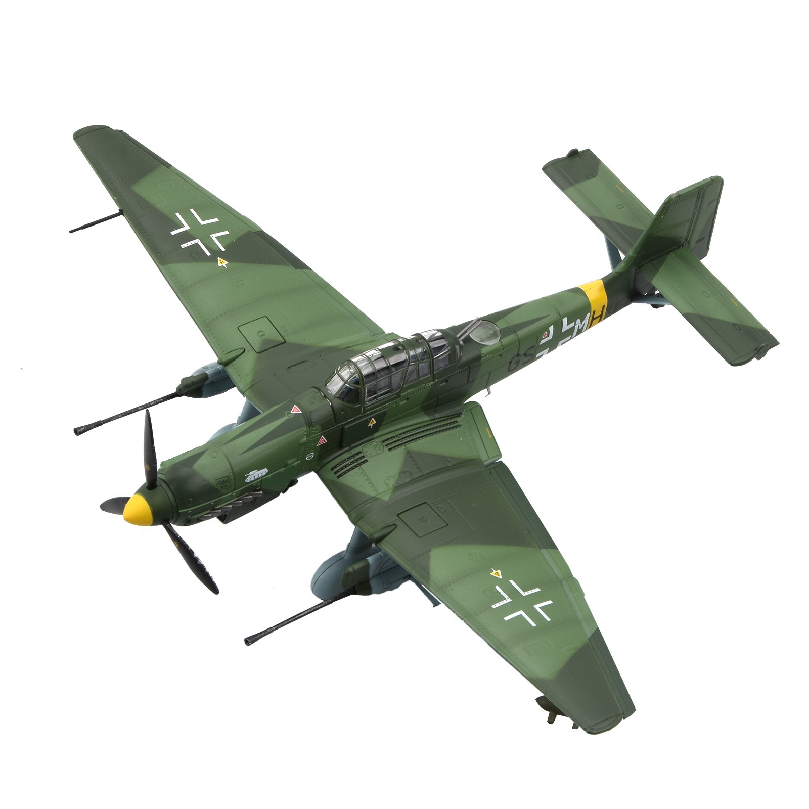 6.4″ 1/72 WWII German Stuka Junkers Ju-87G1 Dive Bomber Finished Model Toy Gift
