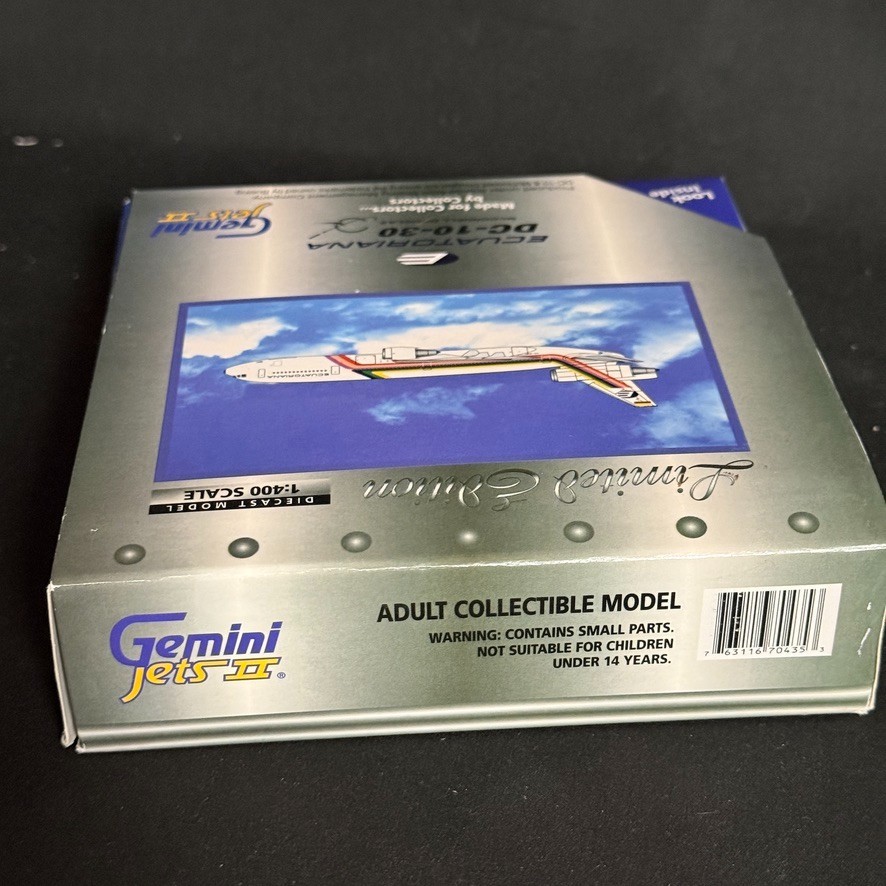 Gemini Jets Ecuatoriana DC-10-30 HC-BKO 1:400 Diecast GJECR435 Boxed