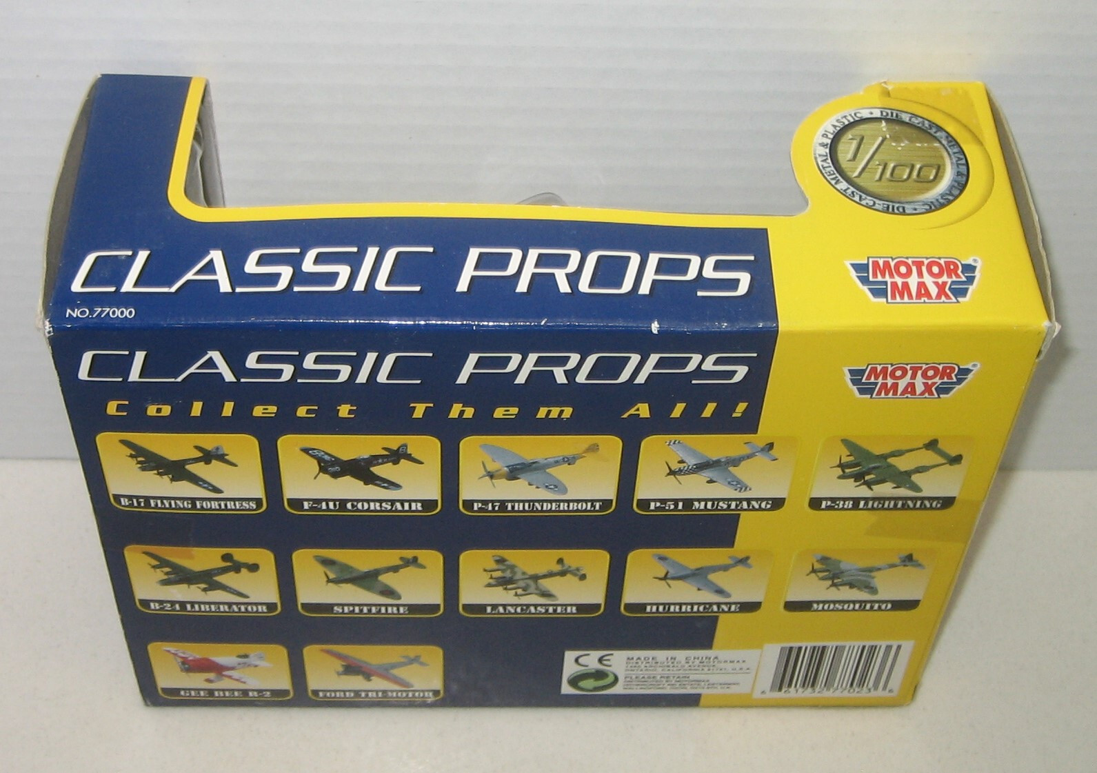 Motor Max Skywings Classic Props US WWII P-47 Thunderbolt Tarheel Hal 77023
