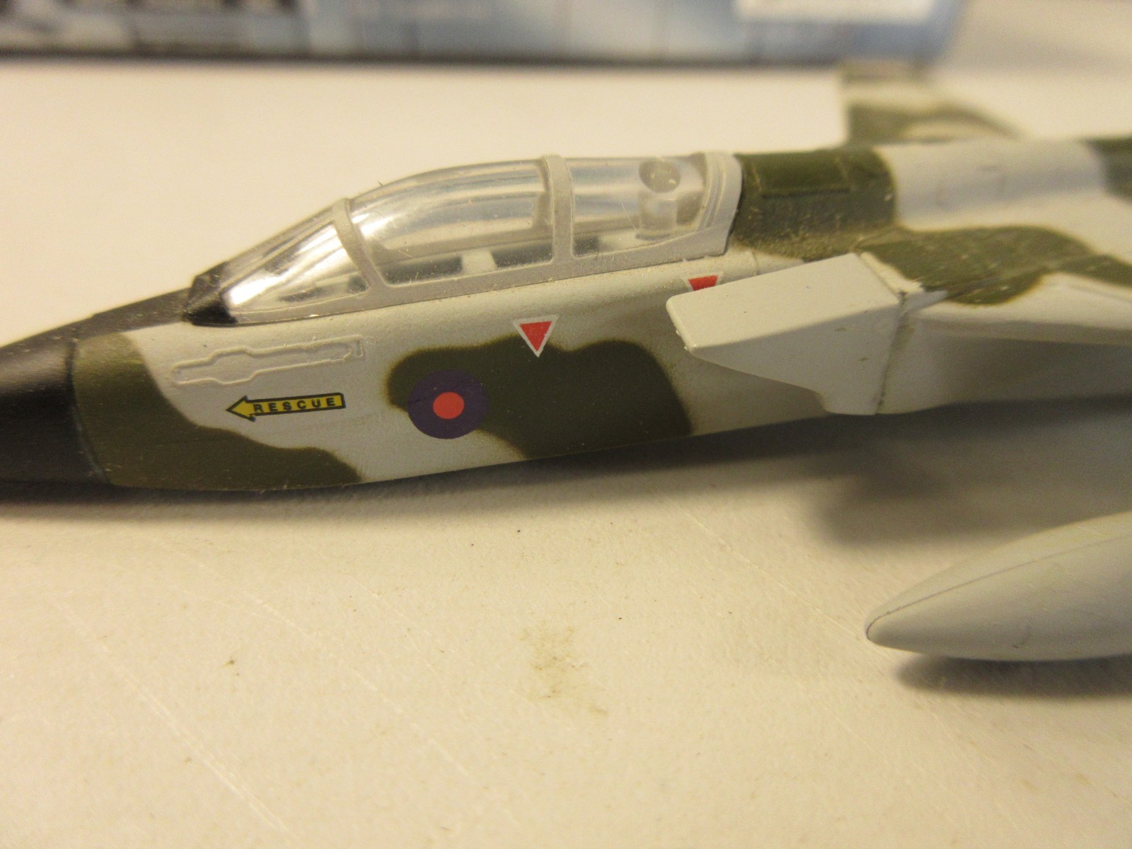Pair Modern Postage stamp Jets no stands near mint about 1:100 scale