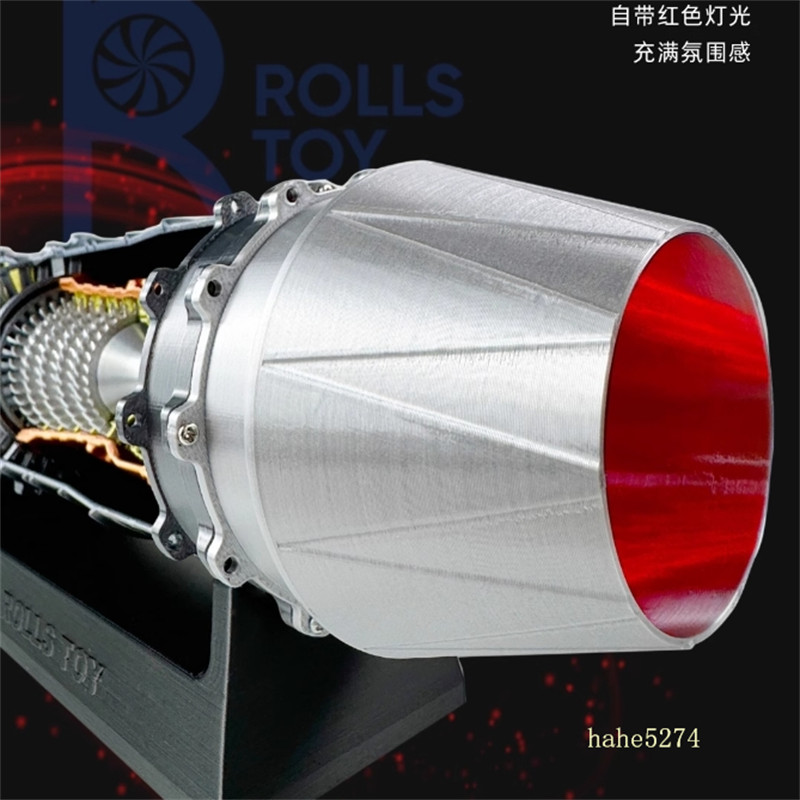 1:18 Mini Fighter J-20 Aircraft Engine Model Electric Finished Model Toy Gift