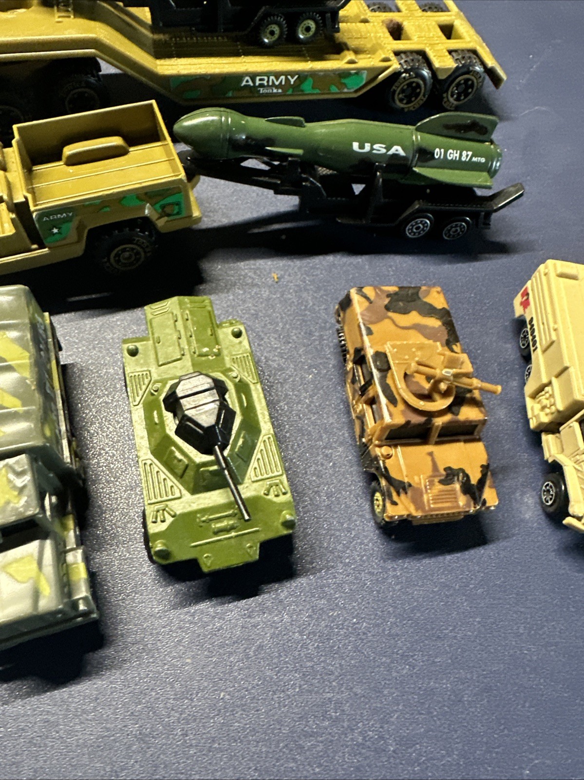 Lot Of Military Vehicles Truck Jeep Tanks Trailer Missiles