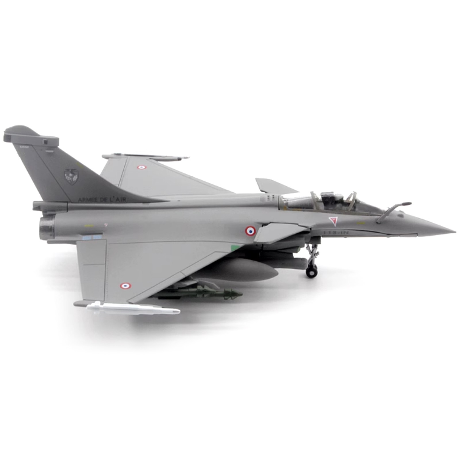 1/100 Diecast Alloy French Air Force Rafale C Libya War Fighter Model Souvenir