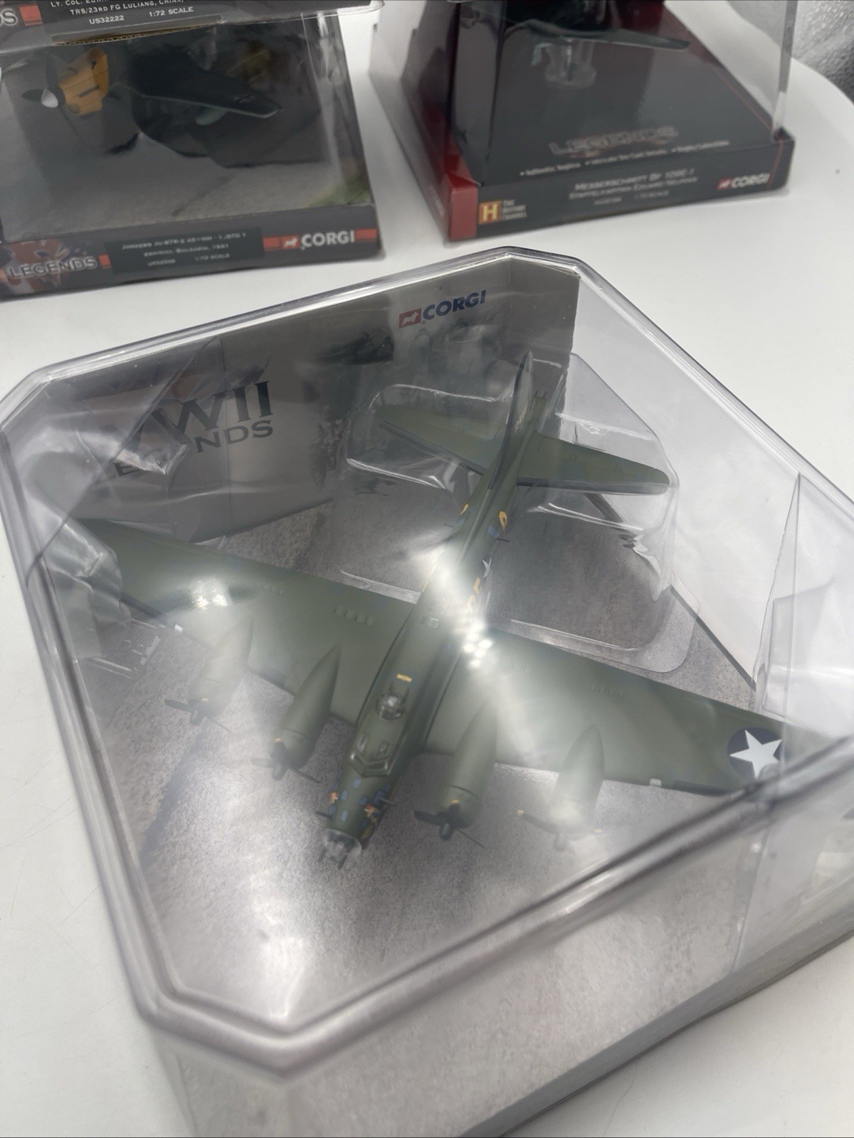 8x Lot Of The History Channel Corgi Die Cast 1:72 Scale Replica Planes