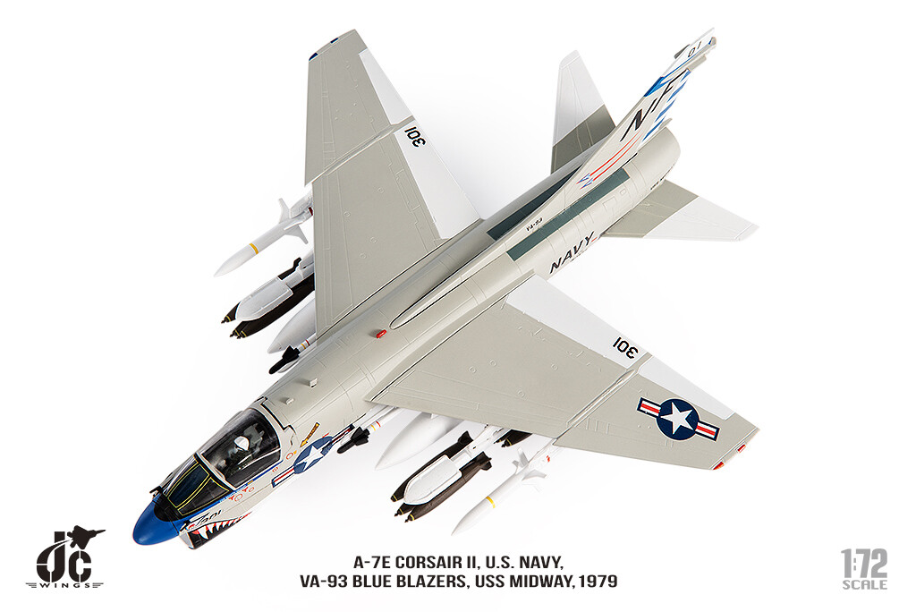 1:72 JC Wing A-7E CORSAIR I.U.S.NAVY,VA-93,1979 Fighter Diecast Aircraft Model