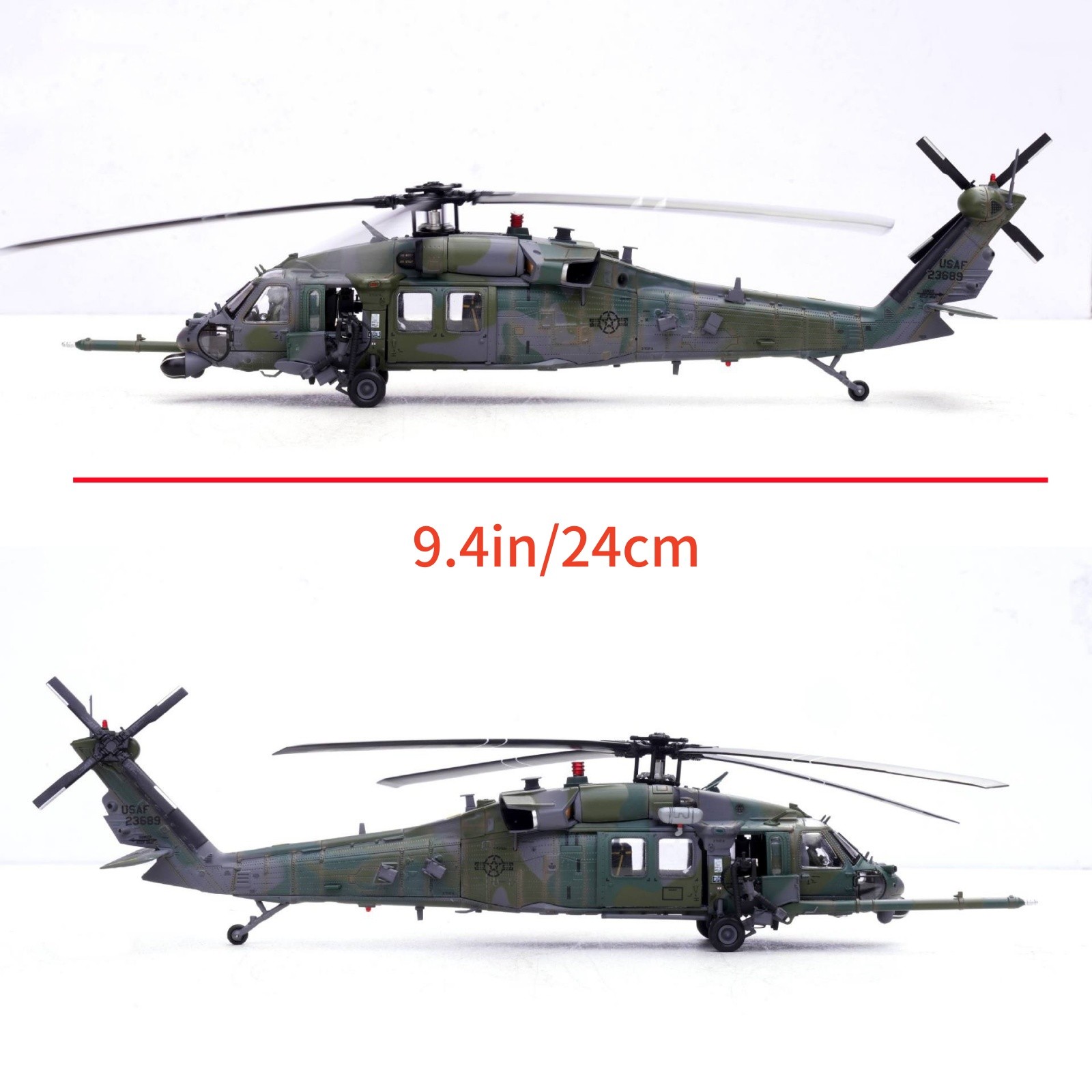 Diecast US Air Force HH-60G Pave Hawk Combat Rescue Helicopter 1/72 Scale Model