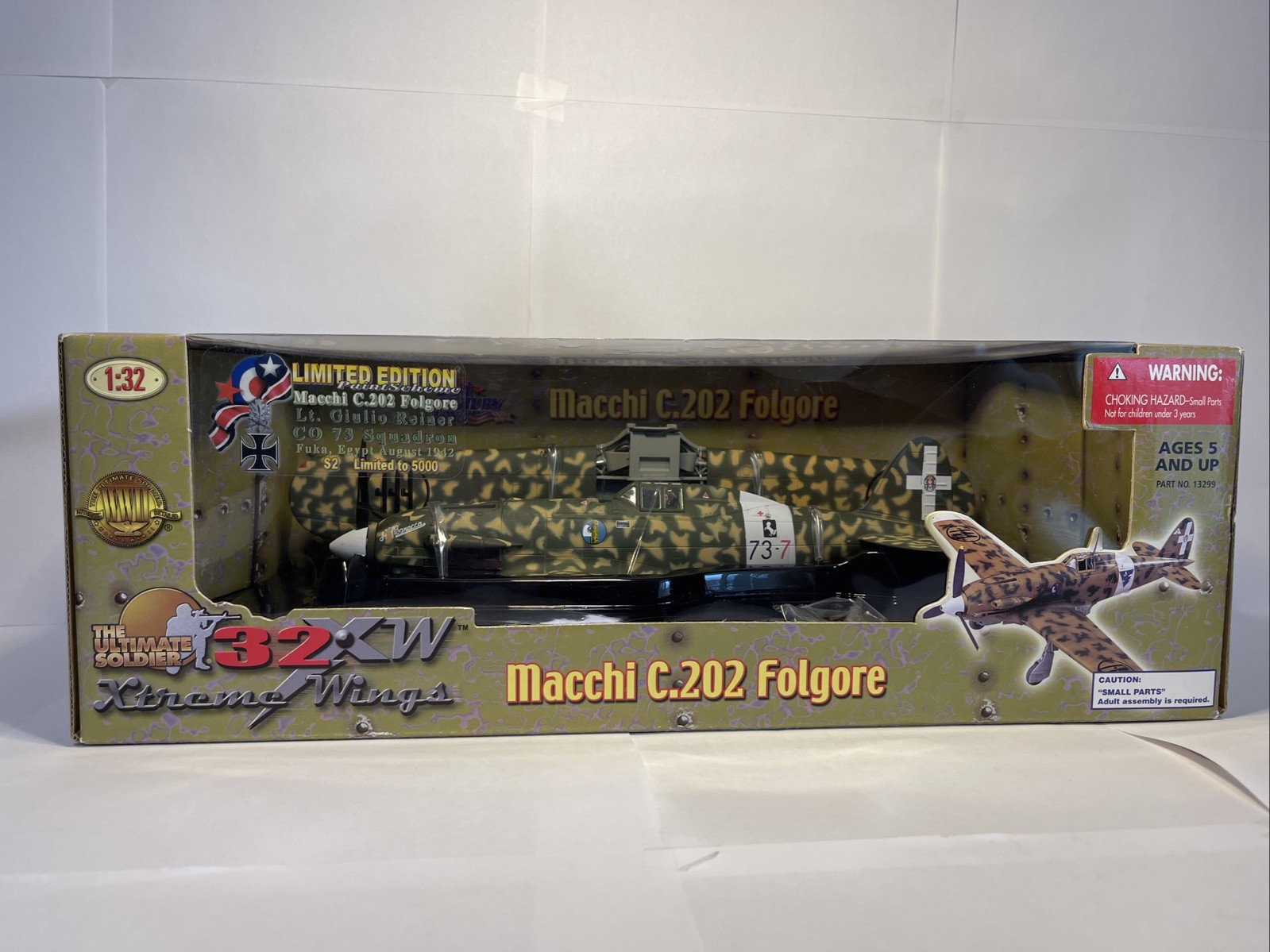 WWII Macchi C.202 Folgore Lt Giulio Reiner 1942 Ultimate Soldier Factory Sealed