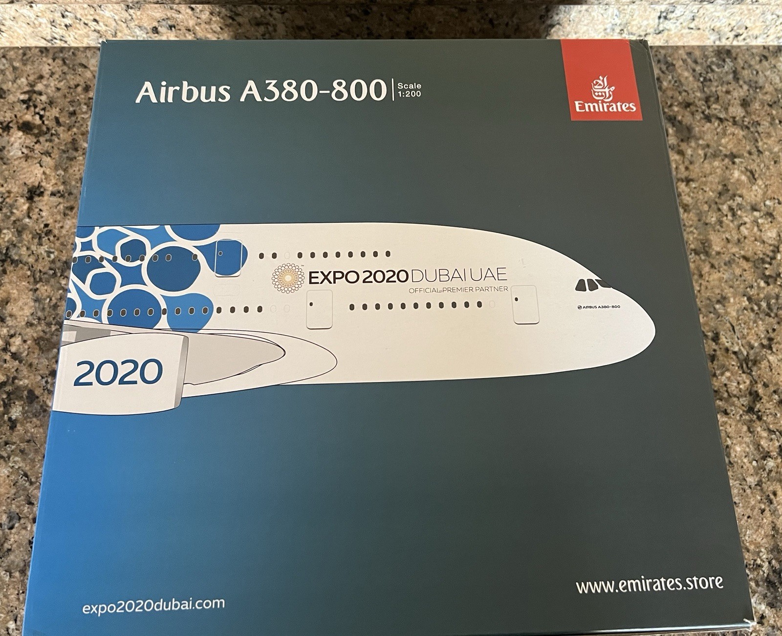 GeminiJets 1:200 Emirates Airbus A380-800 Expo 2020 livery