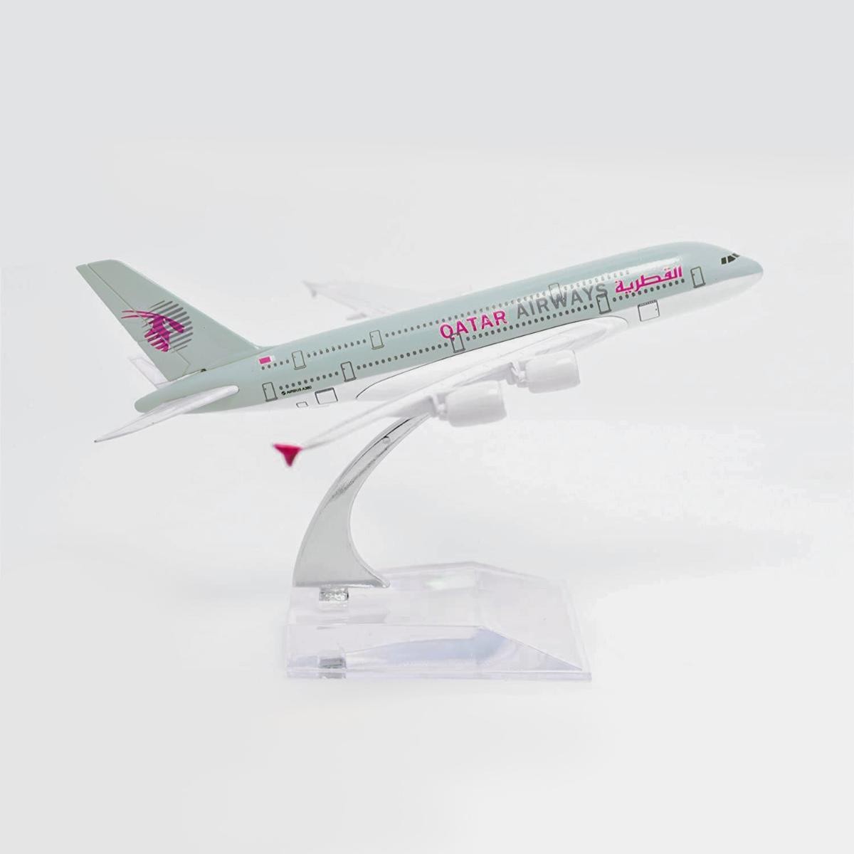 1/400 16cm A380 Qatar Airways Plane Model Alloy Diecast Aircraft Collection Gift