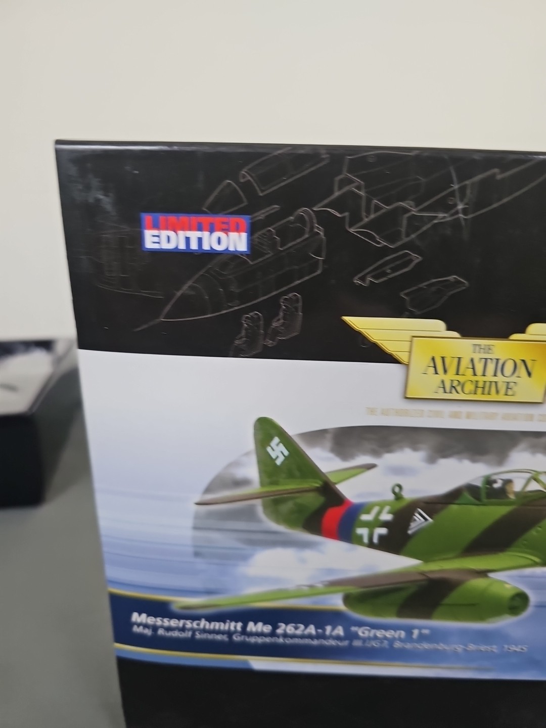 Corgi Messerschmitt Me-262a1a Rudi Sinner Green 1:72 Diecast Aviation Archive