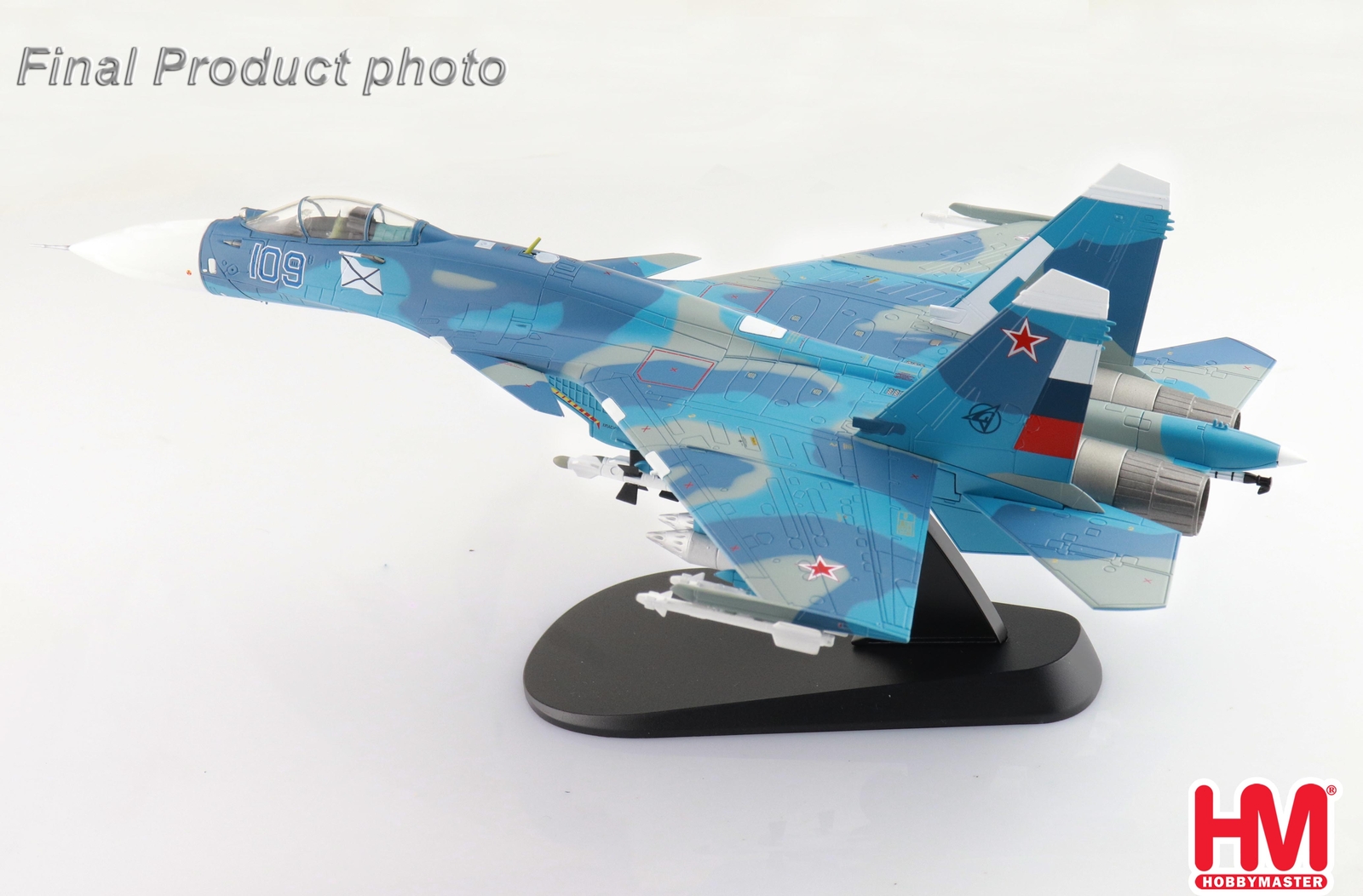 1:72 HM Su-27K Sea Flanker Bort 109 Mediterranean Sea 1996 Fighter Diecast Model