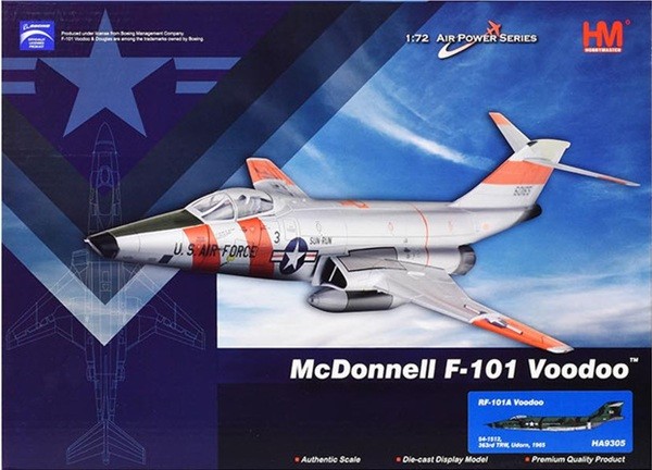 Hobby Master 1:72 USAF McDonnell RF-101A Voodoo Reconnaissance Aircraft, HA9305