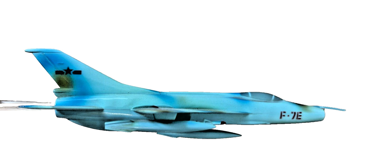 2 Blue Russian Model Fighter Planes: MIG 21F Trumpeter & SU-34 Fullback By CY