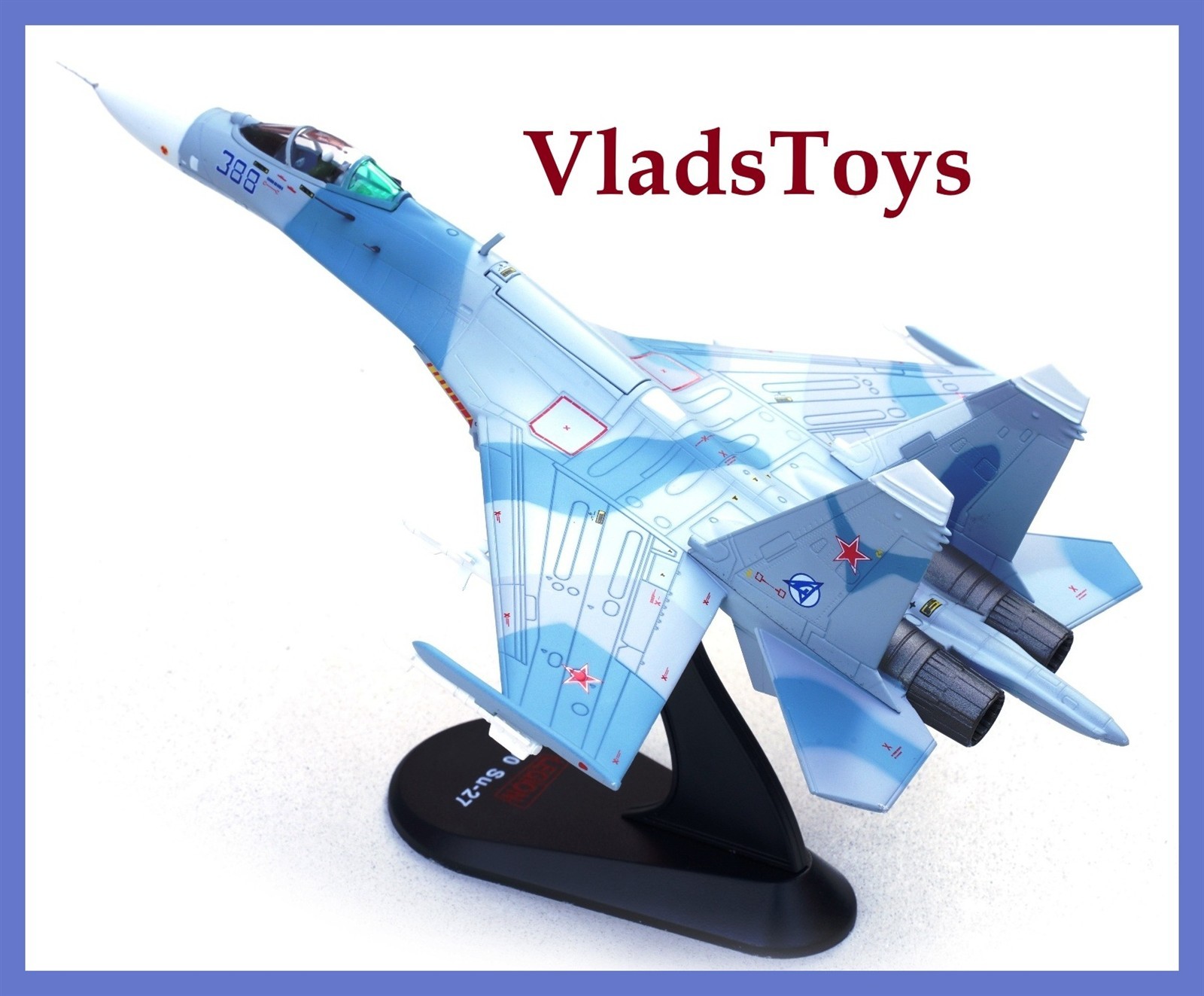 Legion 1/100 Sukhoi Su-27 Flanker-B Blue 388 Soviet Air Force 1989 14701LC