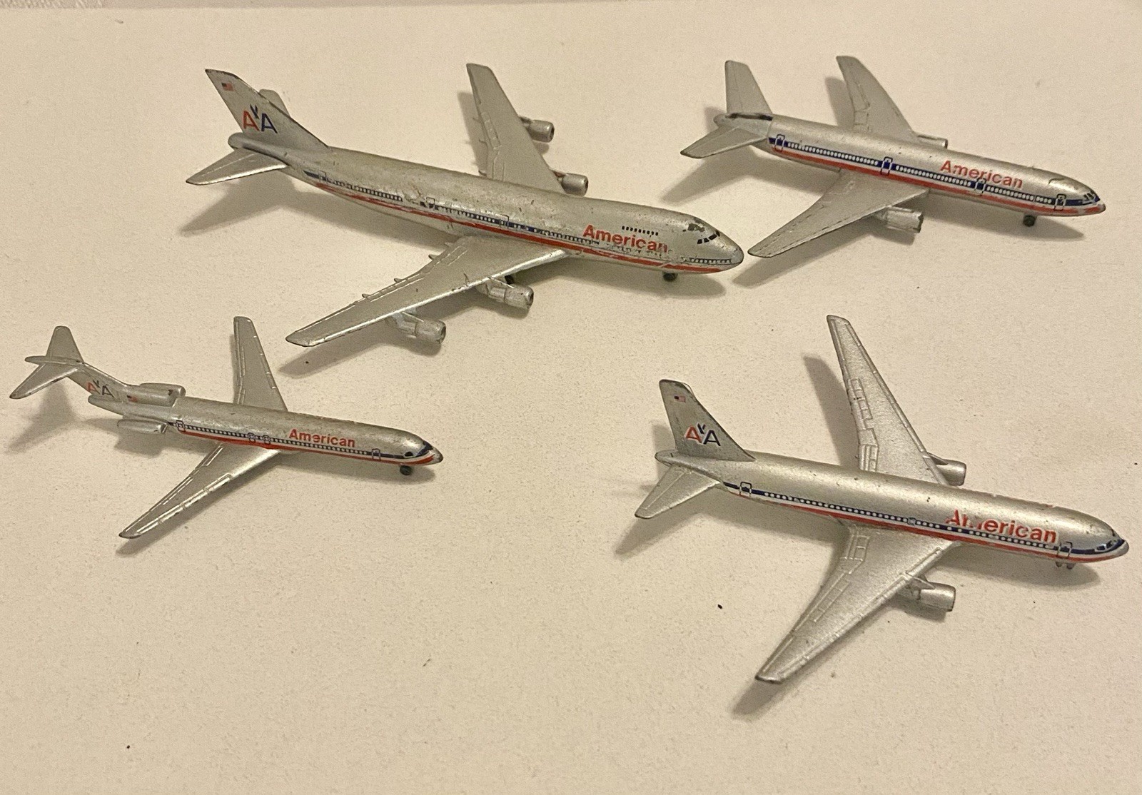 Schabak American Airlines Lot Of 4 906 (W. Germany,) 907, 103 & 335-792 #2 AS IS