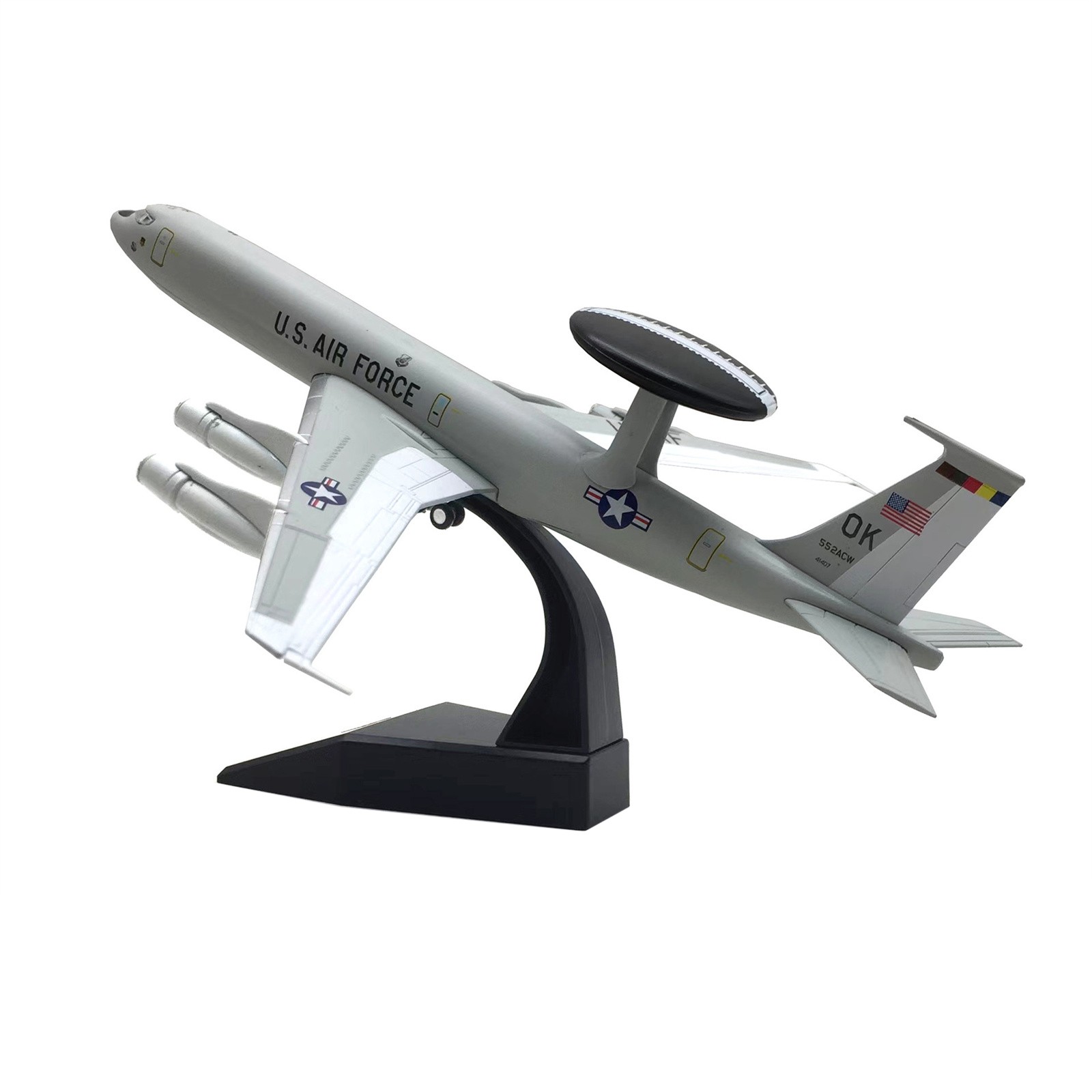 Alloy+ABS Plastic 1/200 Scale US E-3 E3 Sentry AWACS High Simulation Plane Model