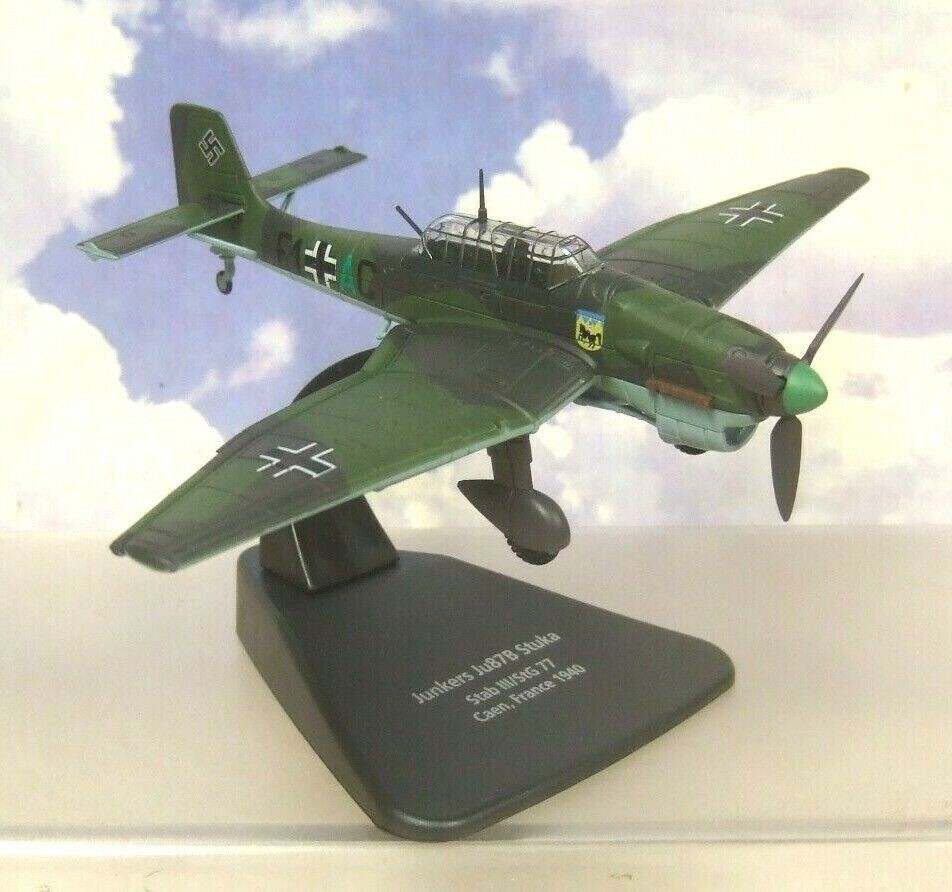 OXFORD 1/72 GERMAN JUNKERS JU87 STUKA STAB III/STG77 LUFTWAFFE FRANCE 1940 AC004