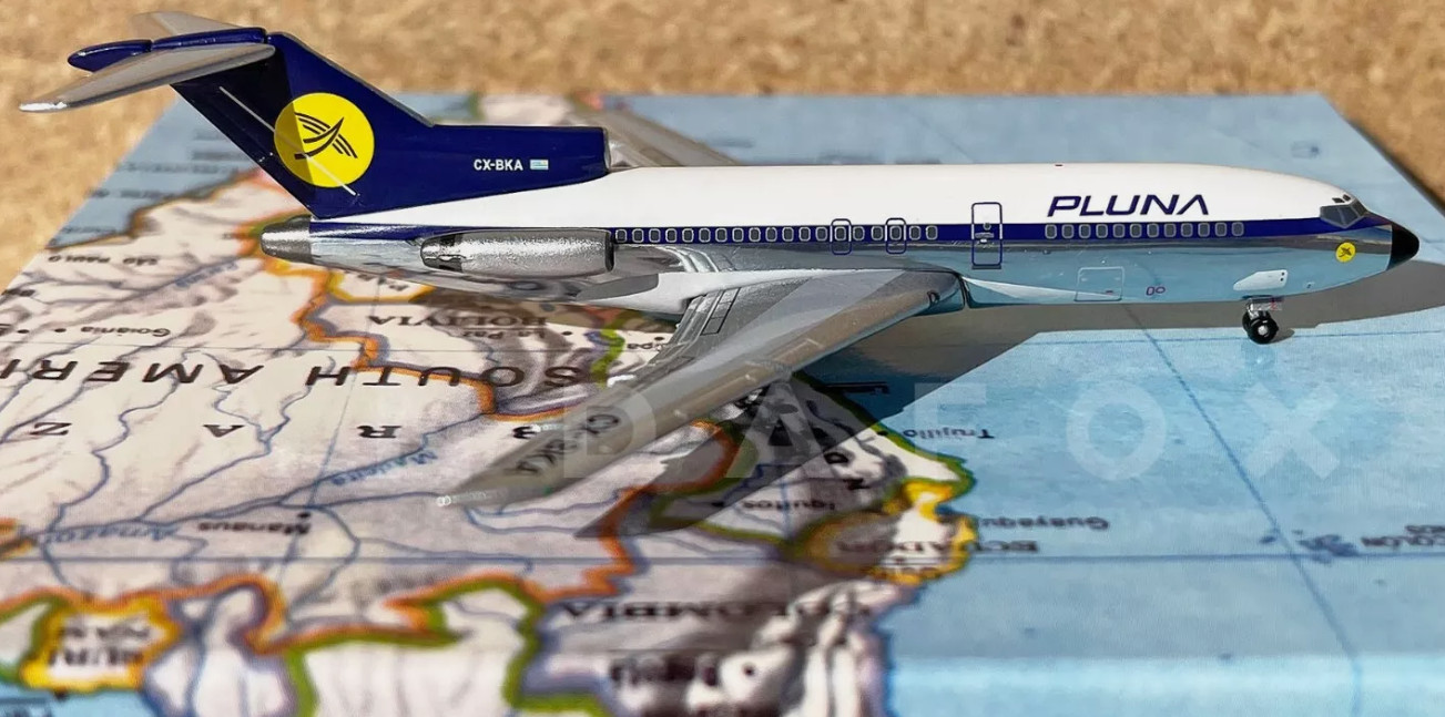 1:400 Aeroclassics Pluna Lineas Aereas Boeing 727-030 CX-BKA Only 360 Units Made
