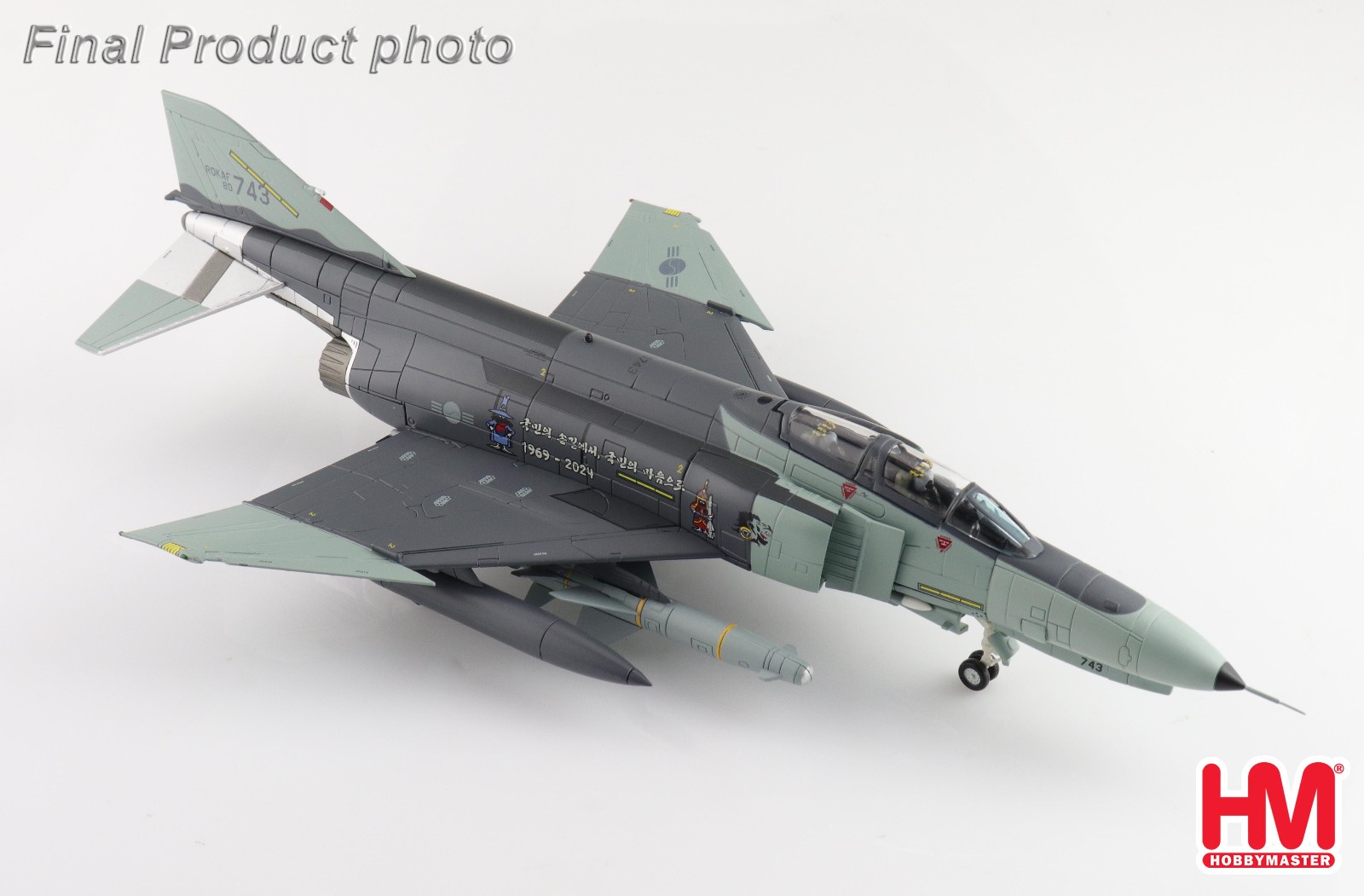 HA19074 1/72 F-4E Phantom II 80-743 ROKAF Farewell Phantom 9th May 2024