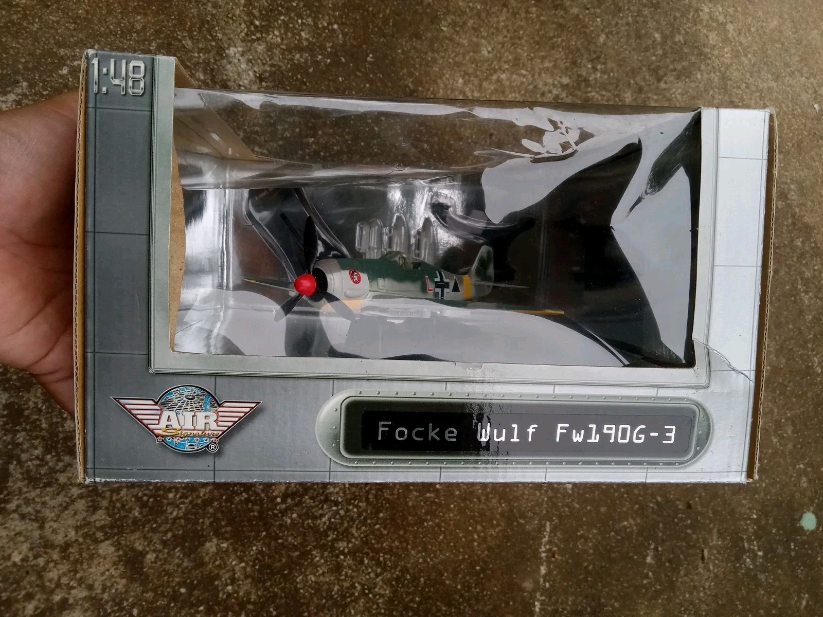 Vintage NIB Air Legends 1:48 Air Signature WW2 Focke Wulf FW 190G-3