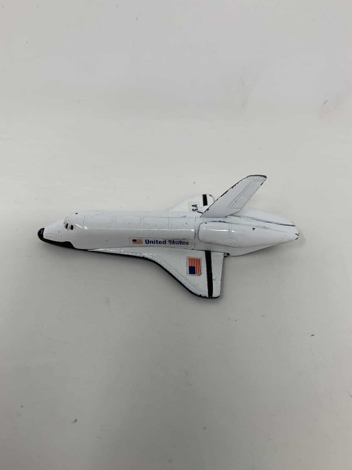 Vintage Ertl NASA White USA Space Shuttle Die Cast Exploration 3.5”-RARE