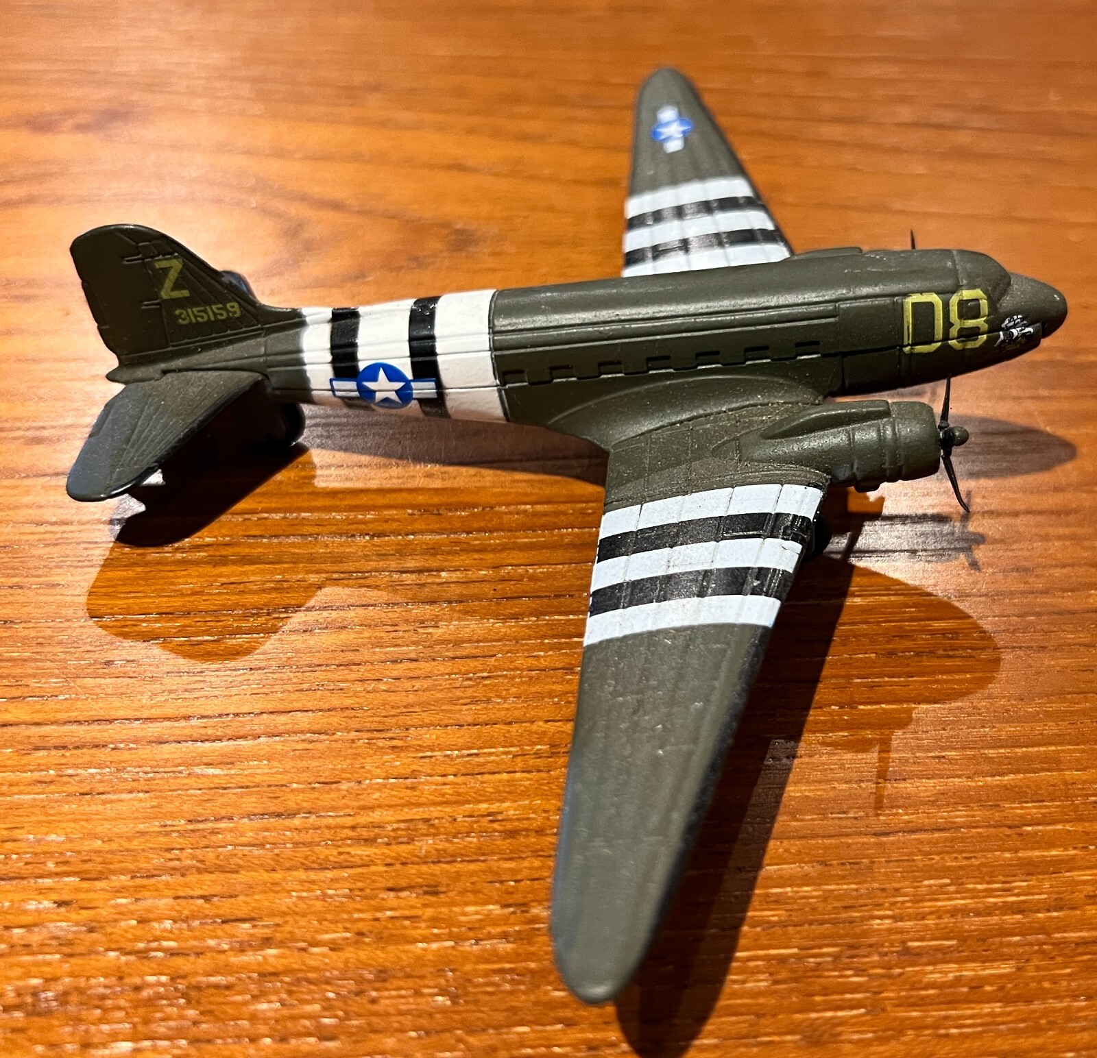 Skytrain Douglas C-47 Die Cast Model Dakota United States Army Z 315159 D8