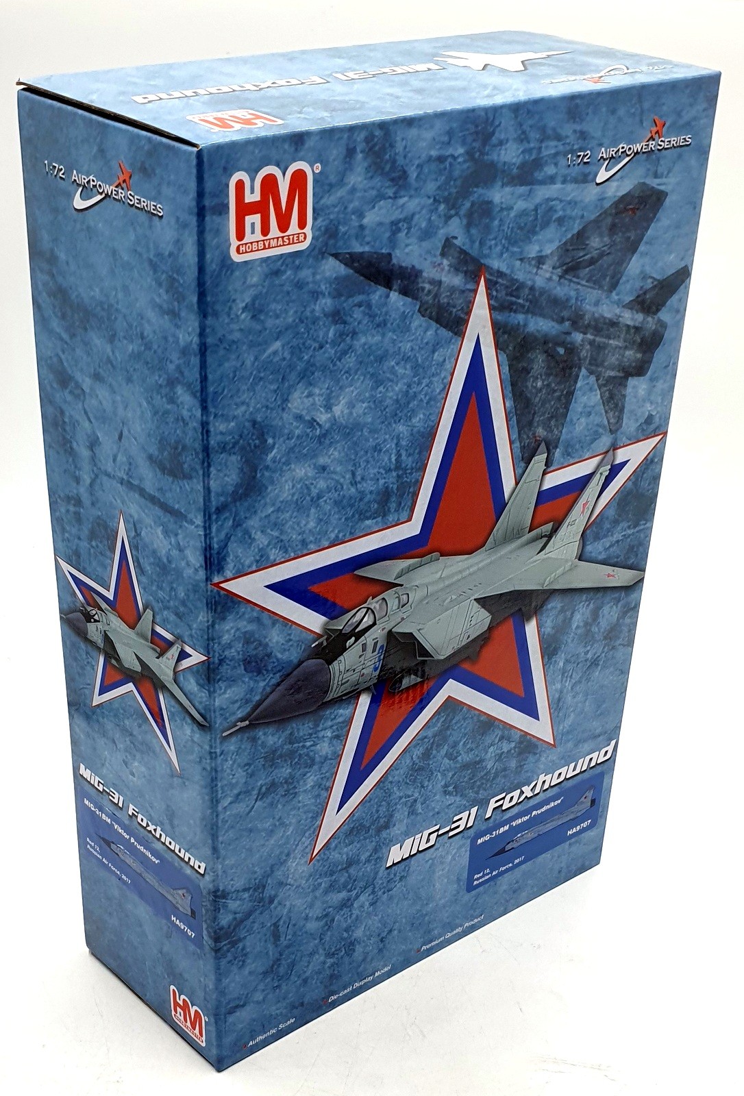 Hobby Master 1/72 Scale HA9707 – MIG-31BM Foxhound Red 12 Russian AF 2017