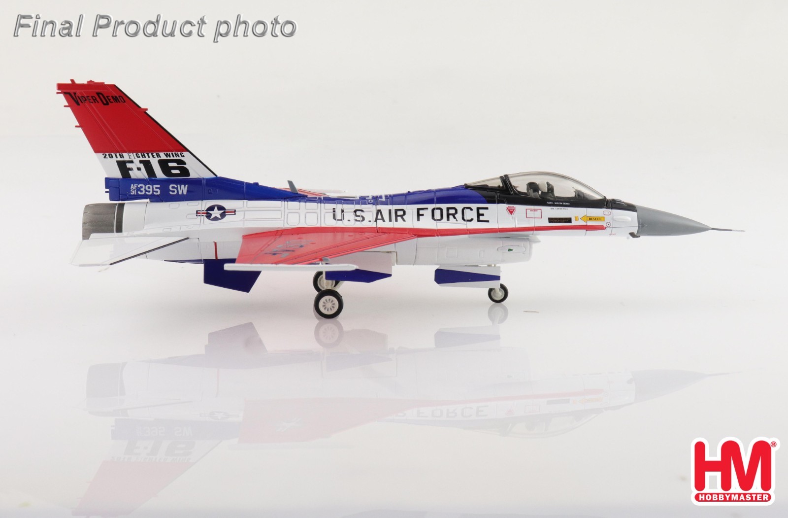 Hobby Master 1/72 Lockheed F-16CM Fighting Falcon USAF Viper Demo Team