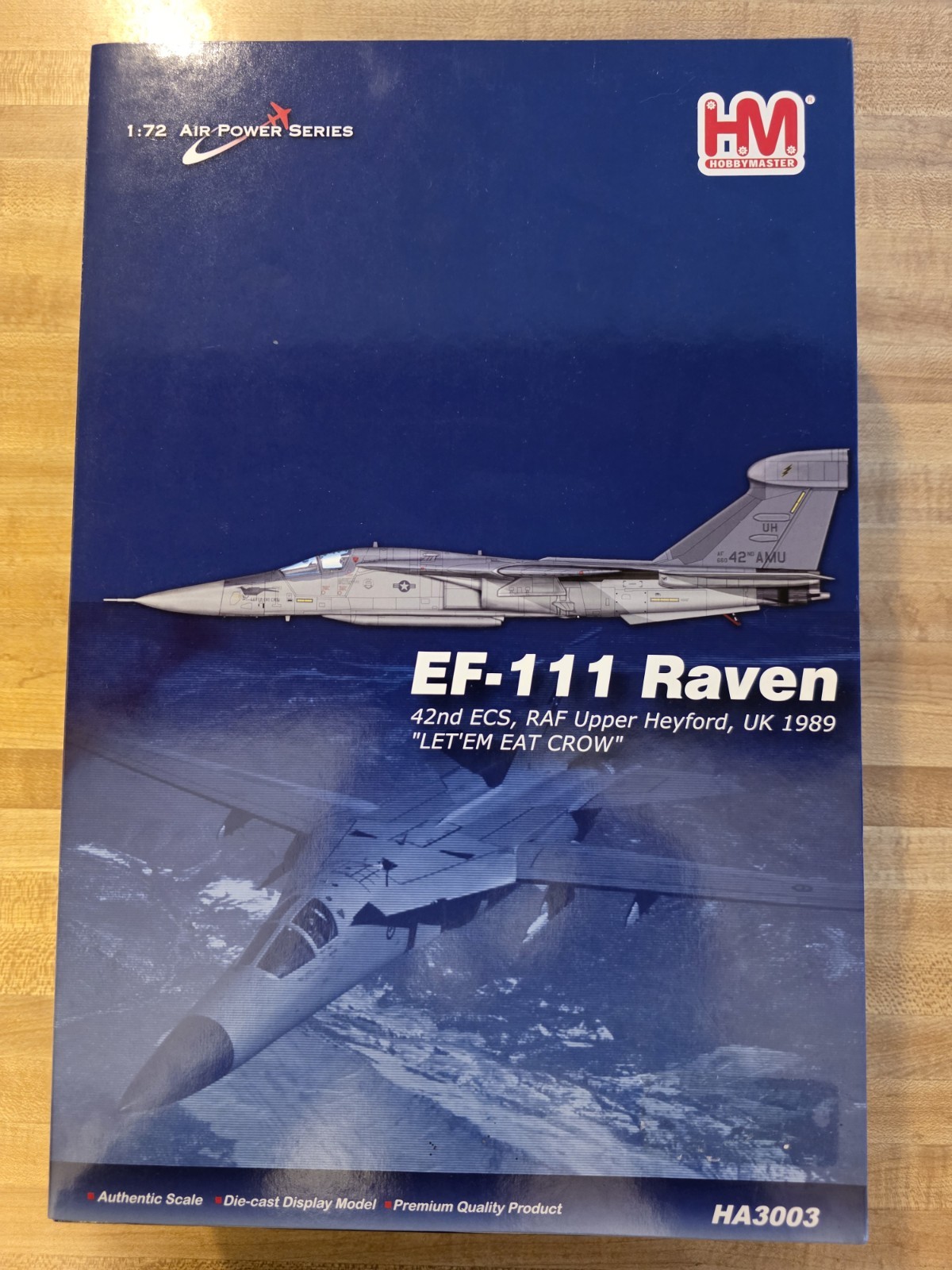 Hobby Master (HA3003) EF-111 Raven (“Let’em Eat Crow”), BRAND NEW, UNOPENED