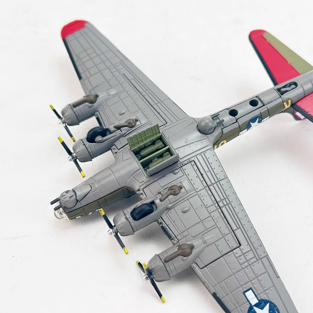 AF1 1/200 Us B-17g Flying Fortress Bomber 91st Bg,323rd Bs Diecast Model