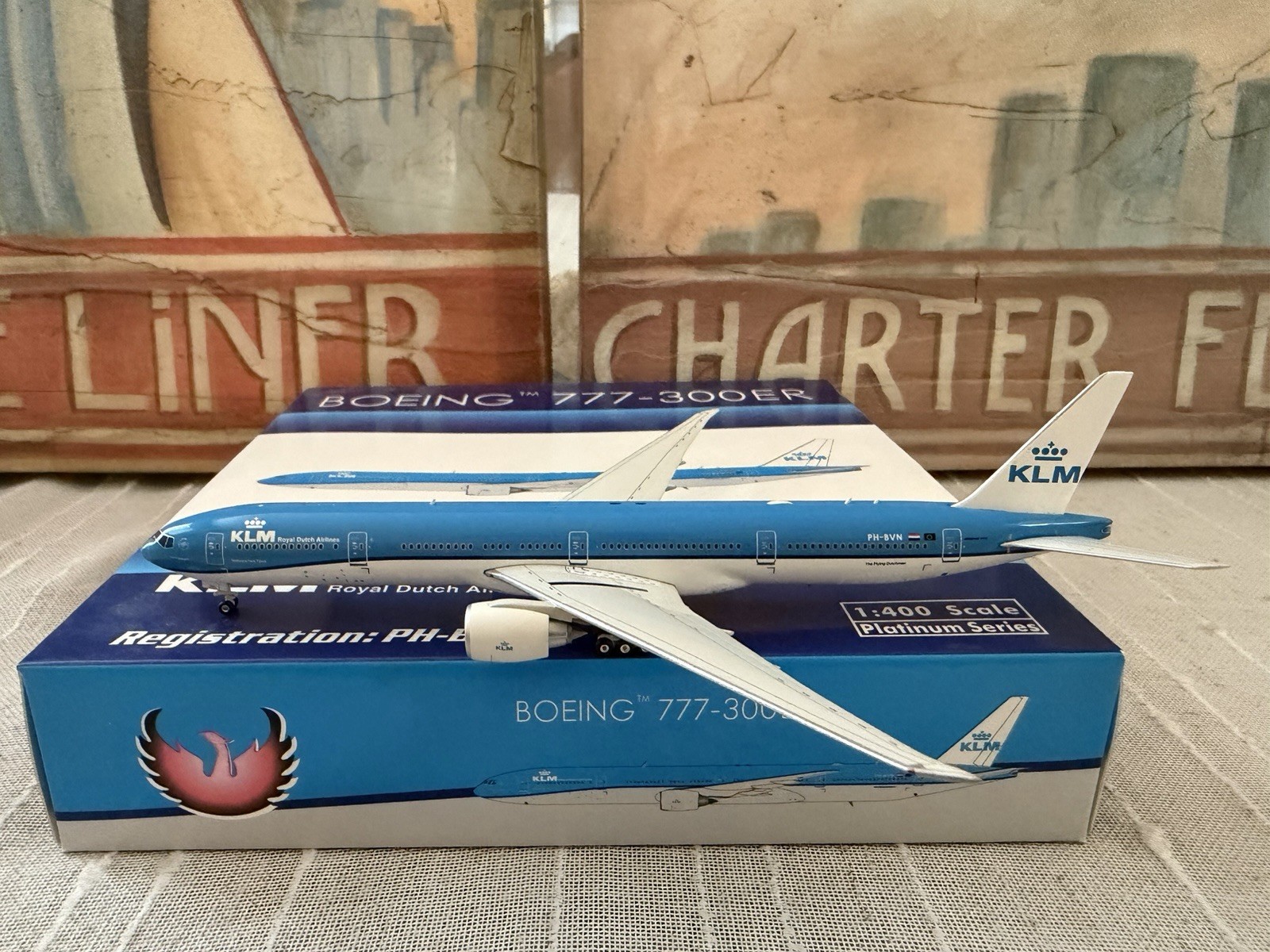 Phoenix KLM “New Color” Boeing B777-300ER “VERY RARE” 1/400
