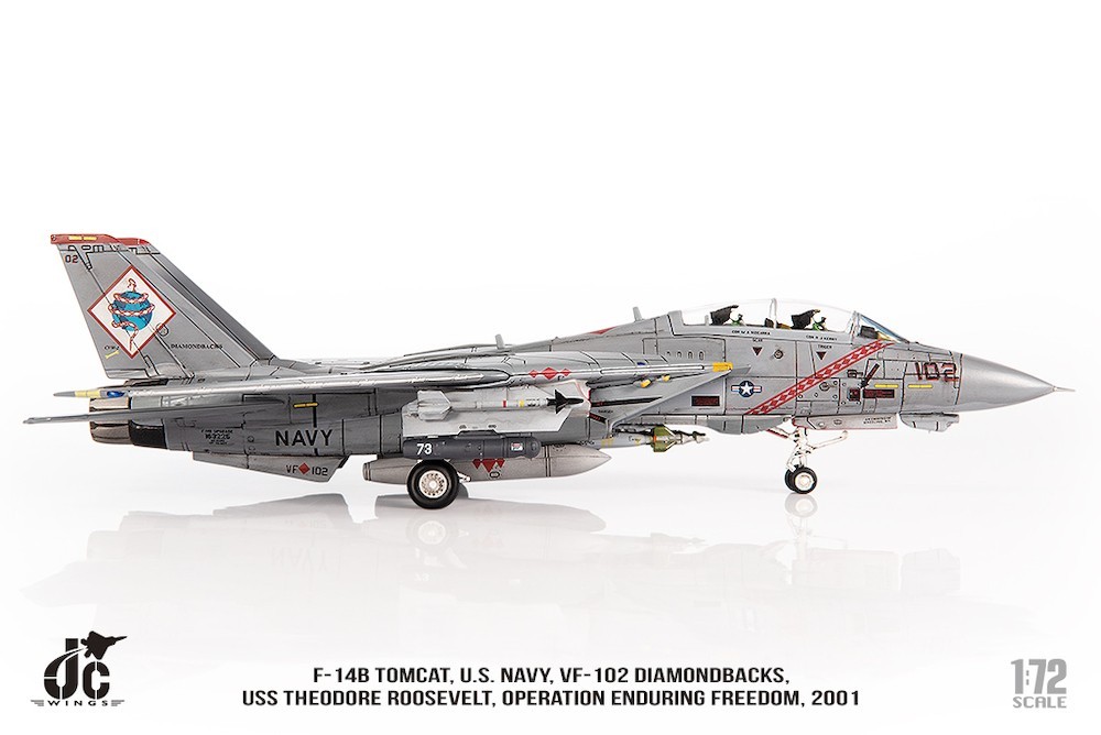 JC Wings 1/72 F-14B Tomcat US Navy VF-102 Diamondbacks Op. Enduring Freedom 2001