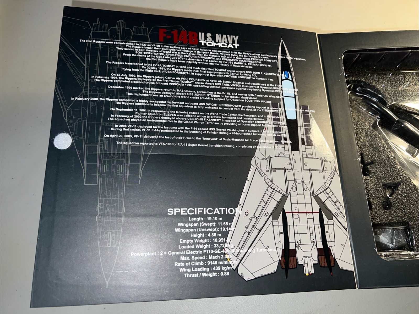 Box, Small Parts Only – F-14B TOMCAT – U.S. Navy – 1:72 JC Wings