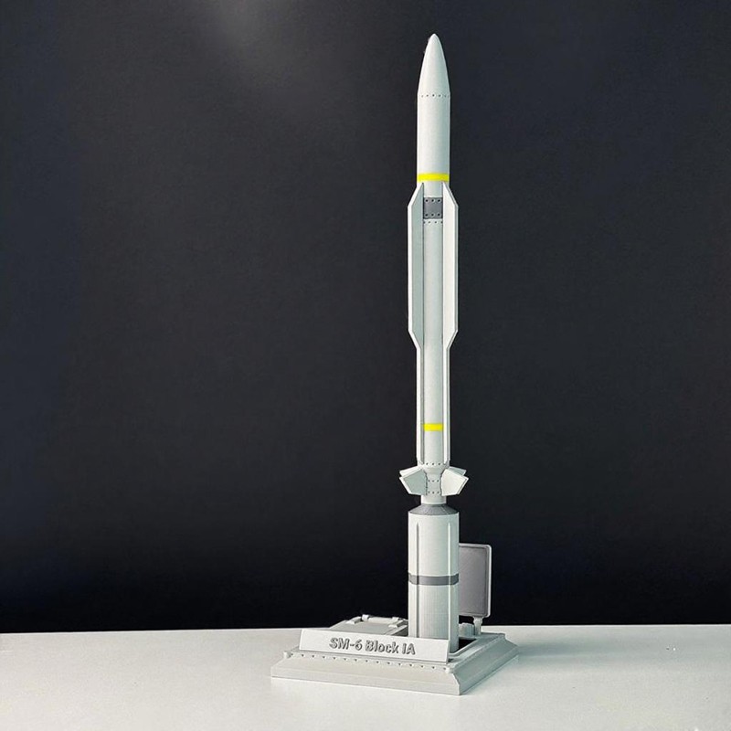 3D Printed 41cm 1:16 Military Model RIM-174 Standard Missile-6 (SM-6) Collection