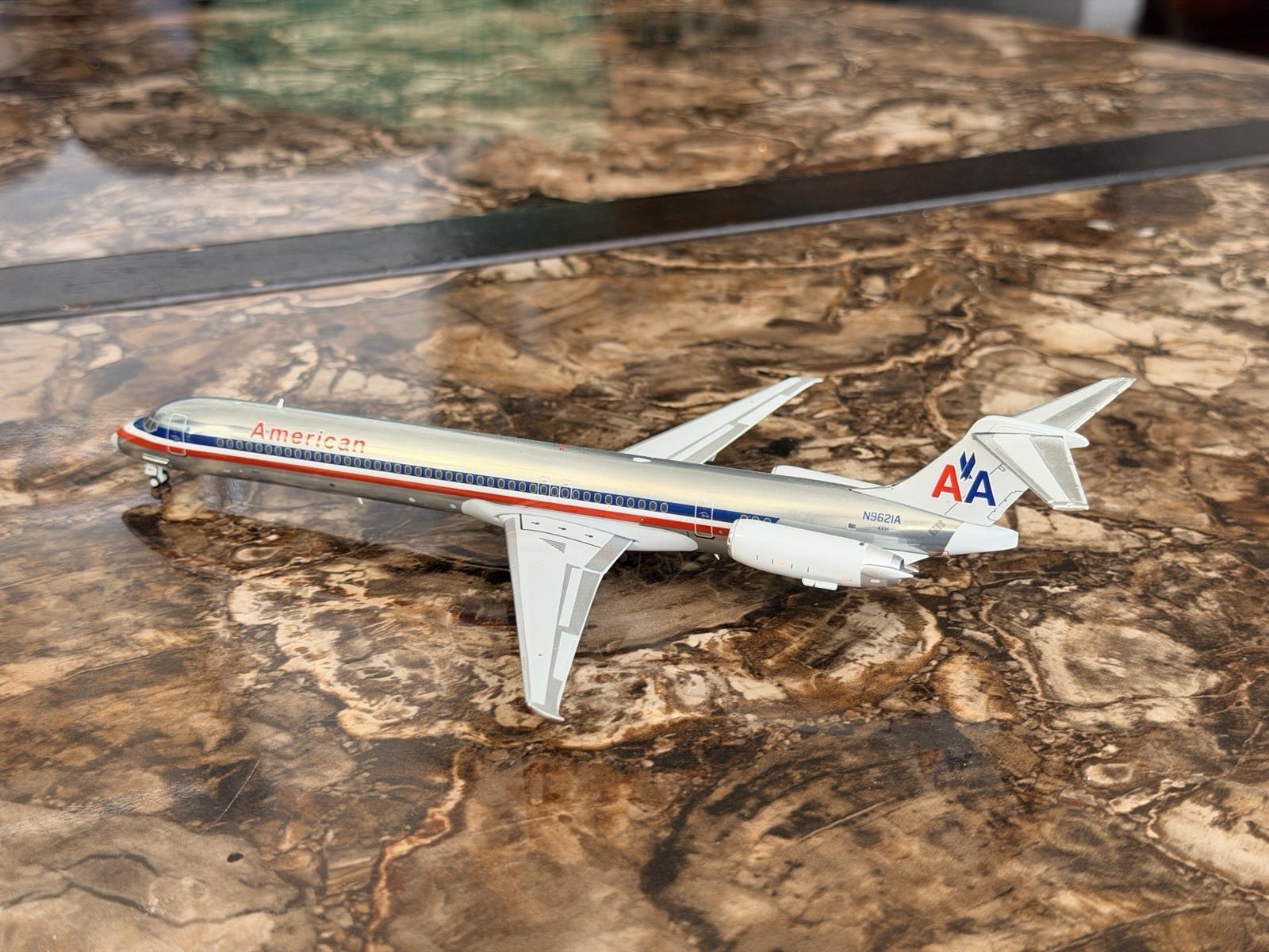 American MD-83 Polished N9621A Gemini 200 G2AAL760 1:200