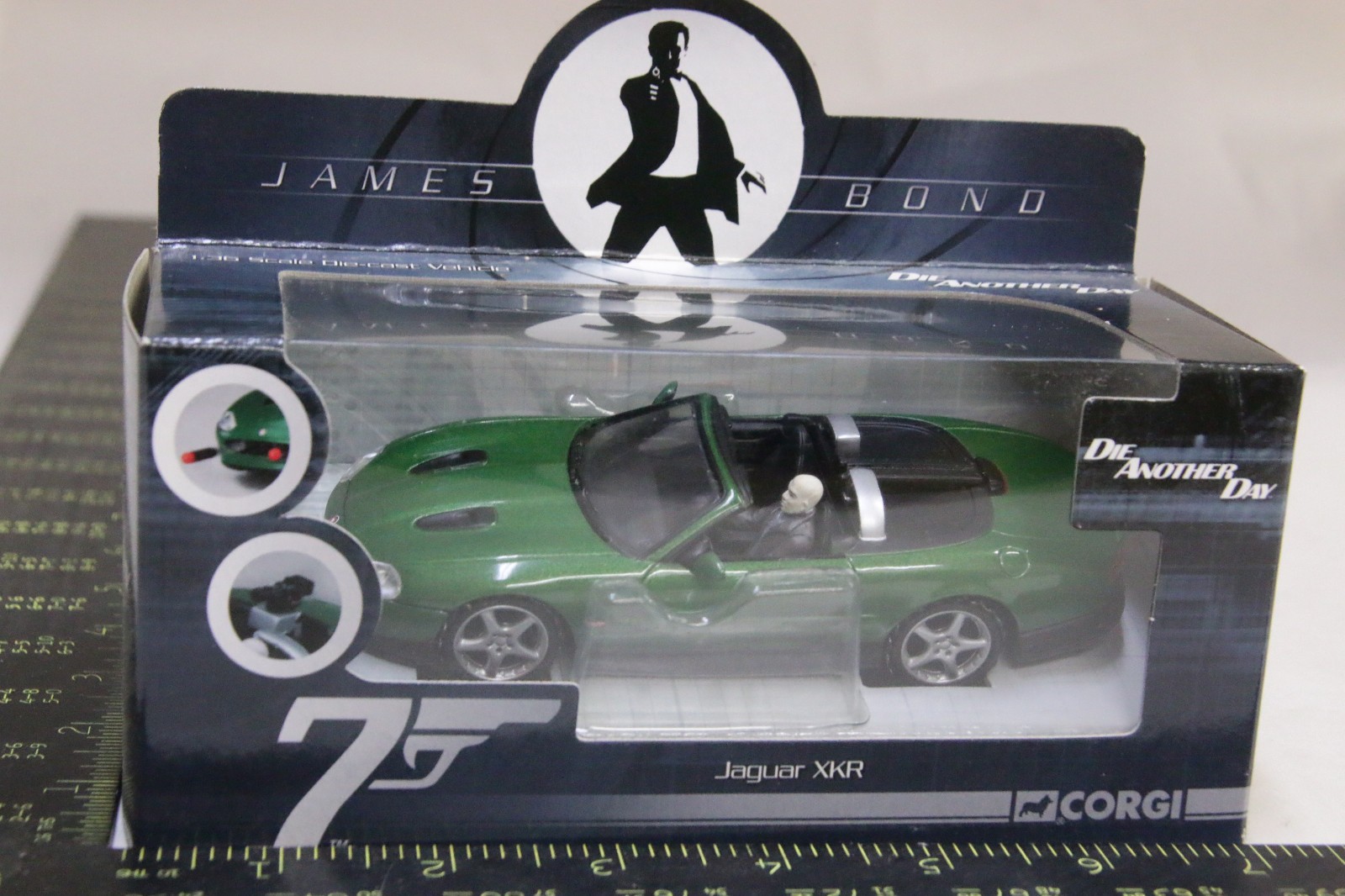 1:36 James Bond Diecast Jaguar XKR Die Another Day by Corgi Hornby NEW Old Stock