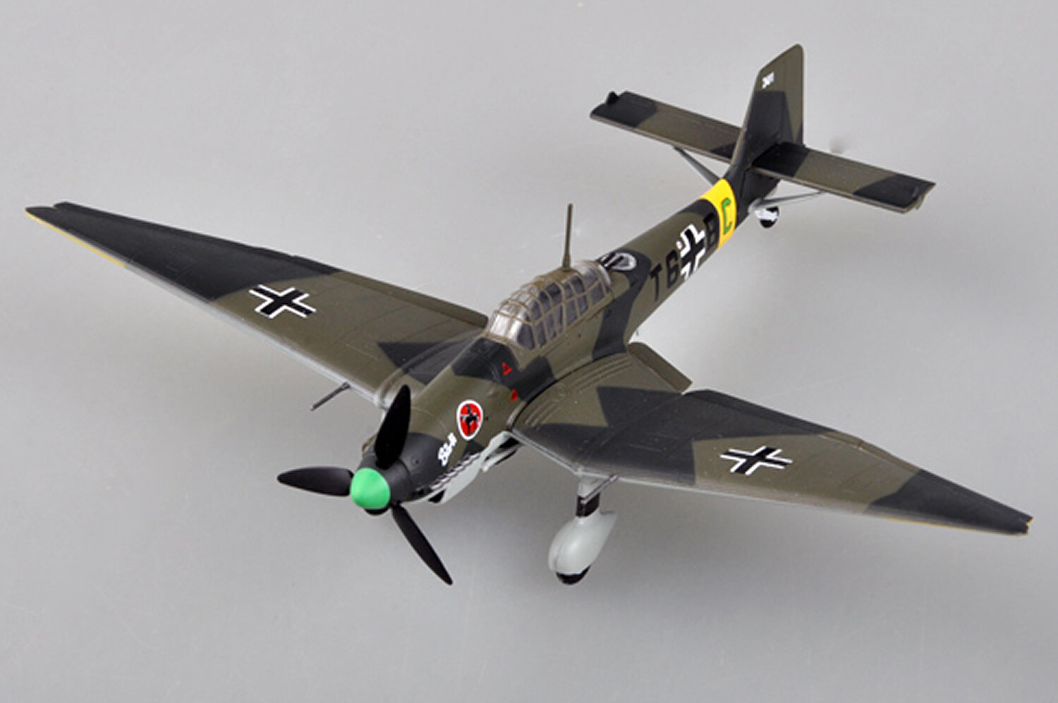 Easy Model 1/72 Germany Ju-87D-1 Stuka 2./StG.2 1942 Fighter Plastic Model#36385