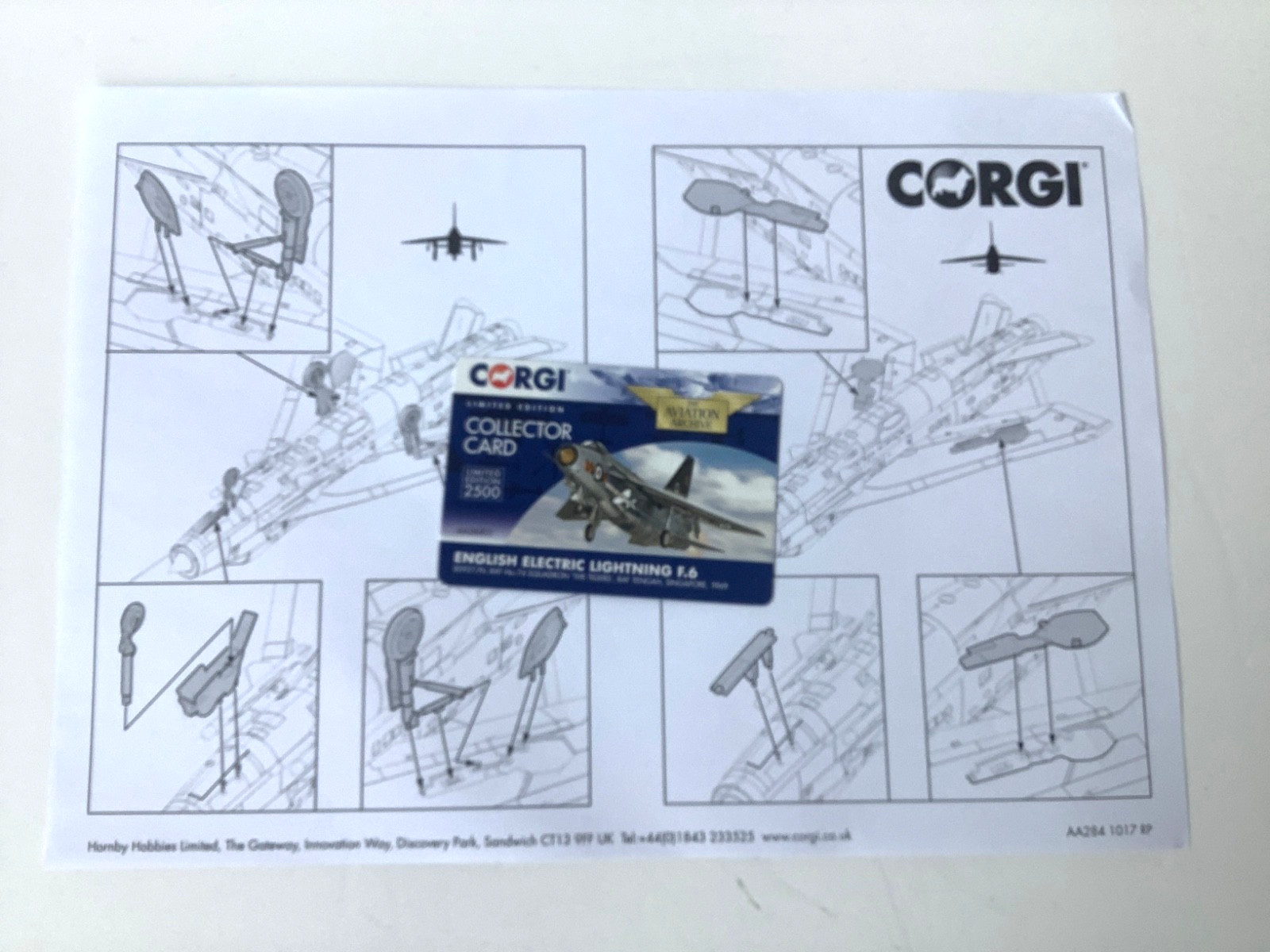 Corgi AA28402 1:48 English Electric Lightning F.6 RAF 74 sqn ‘The Tigers’ BNIB